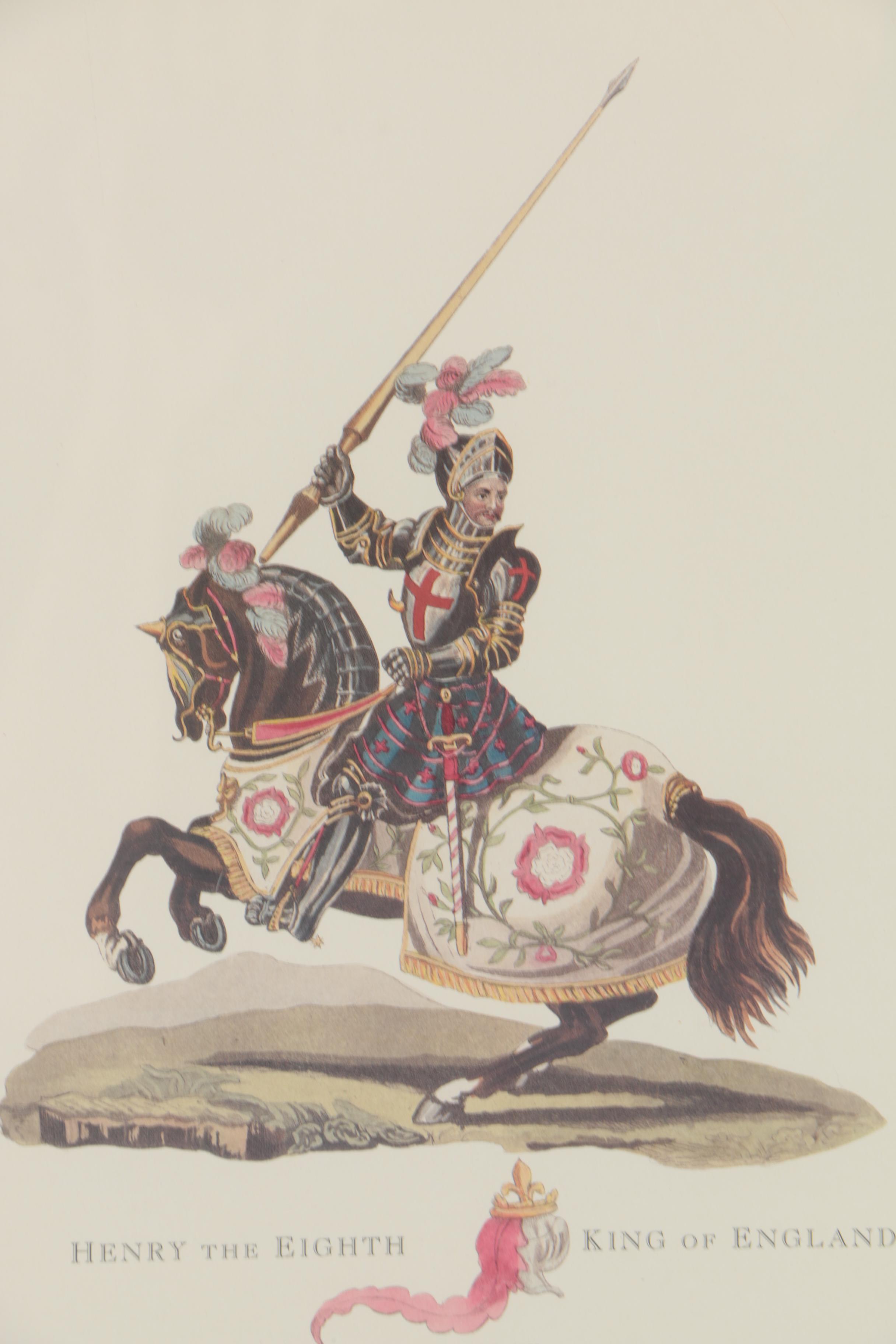 Offset Lithograph After Sir Samuel Rush Meyrick's Engraving "Henry the Eighth"