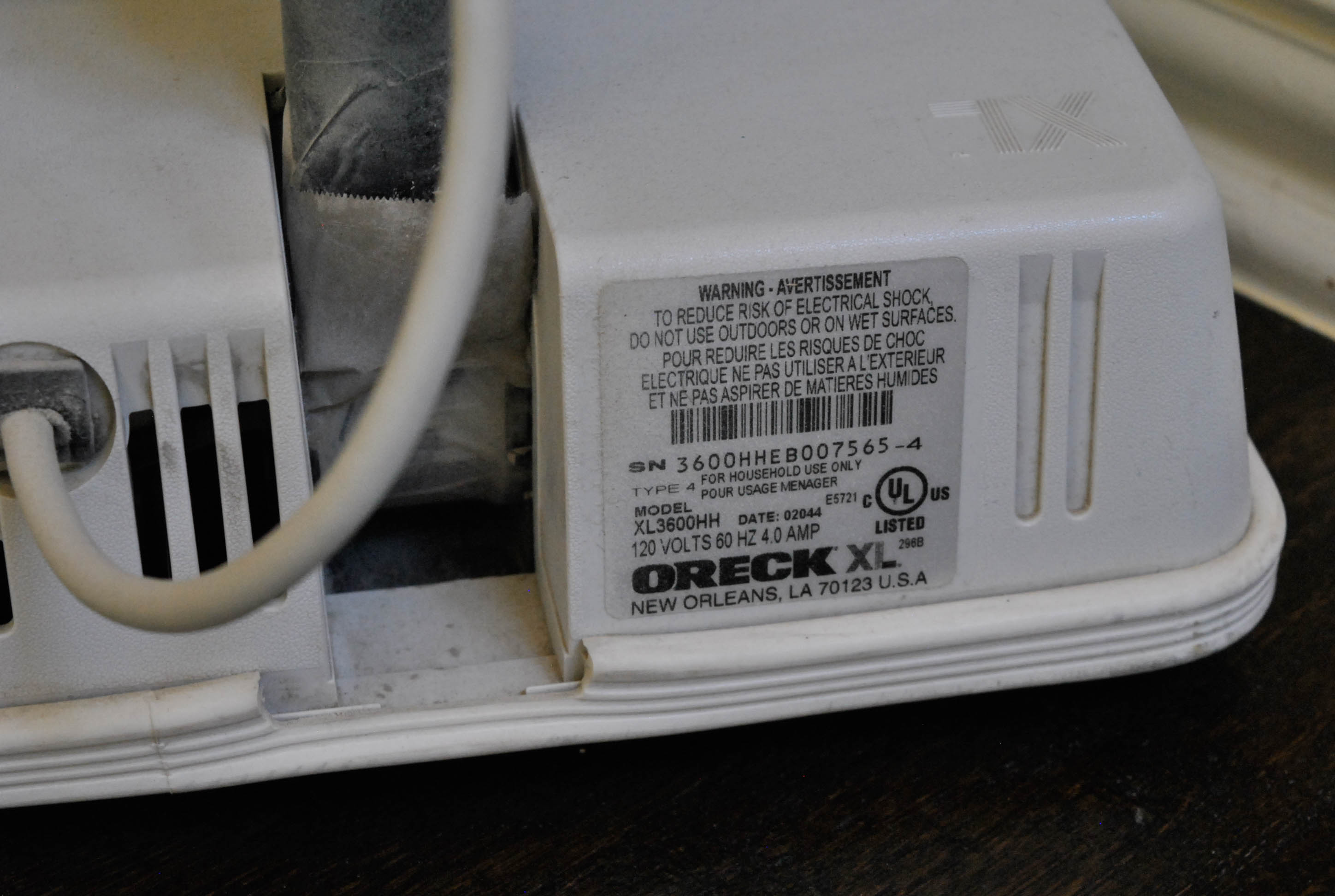 Oreck 40th Anniversary Edition XL Celoc Hypo-Allergenic Filtering System Vacuum