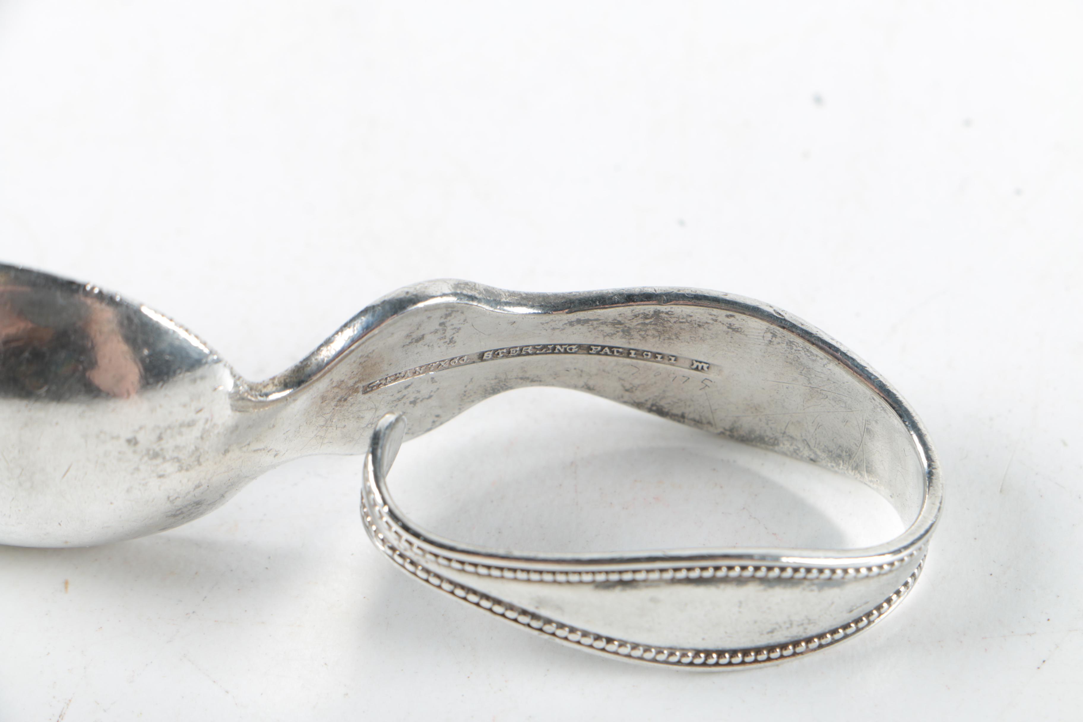 Tiffany & Co. "Mother Goose" Sterling Silver Baby Spoon