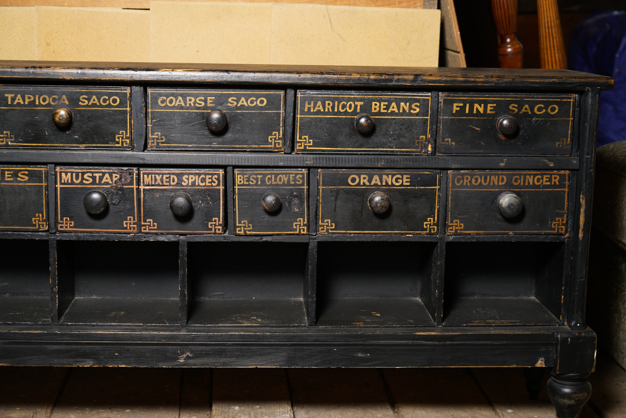 Antique General Store Spice Chest