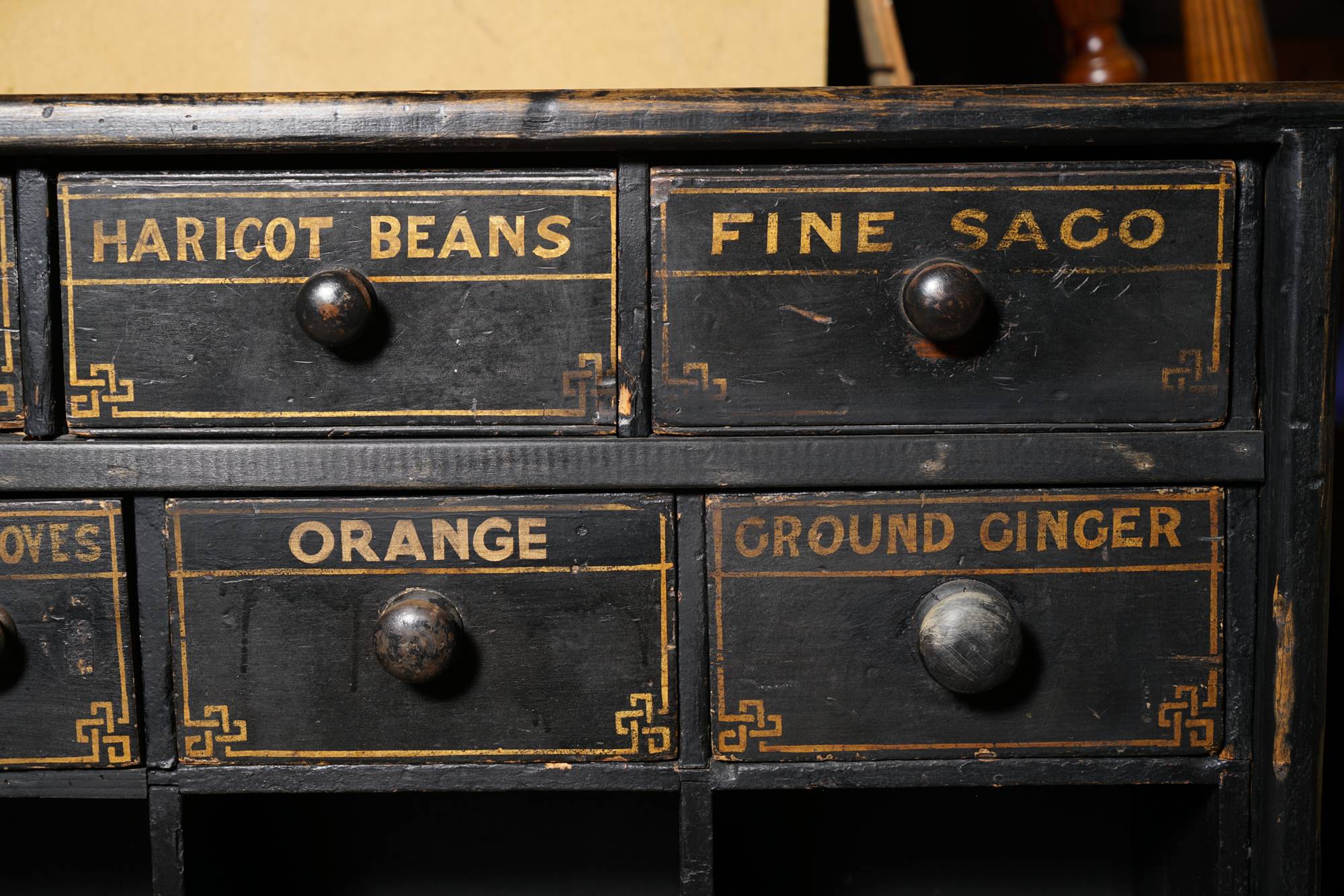 Antique General Store Spice Chest