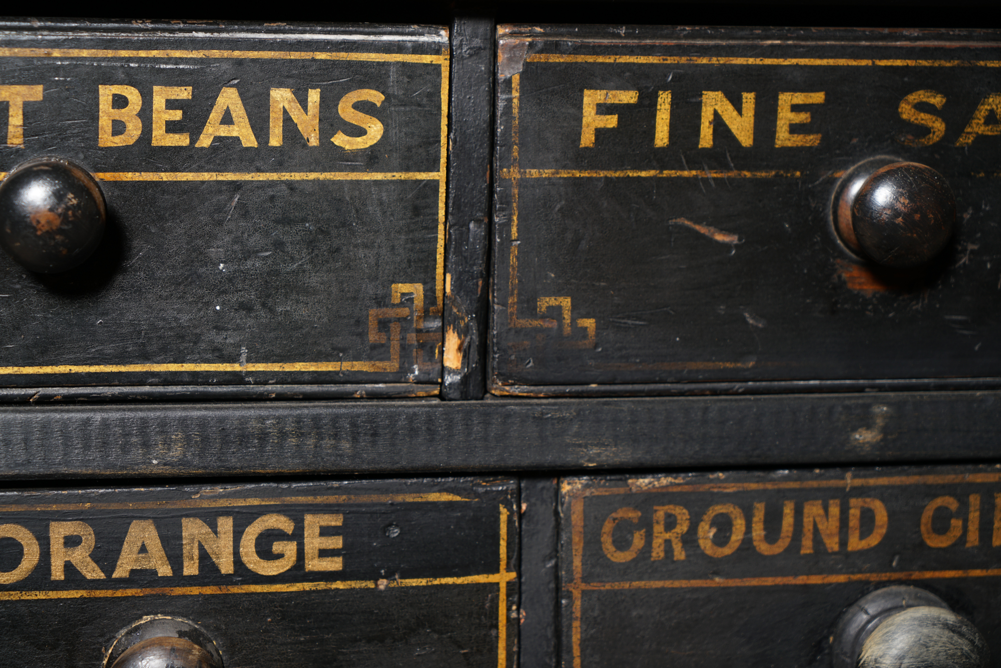 Antique General Store Spice Chest