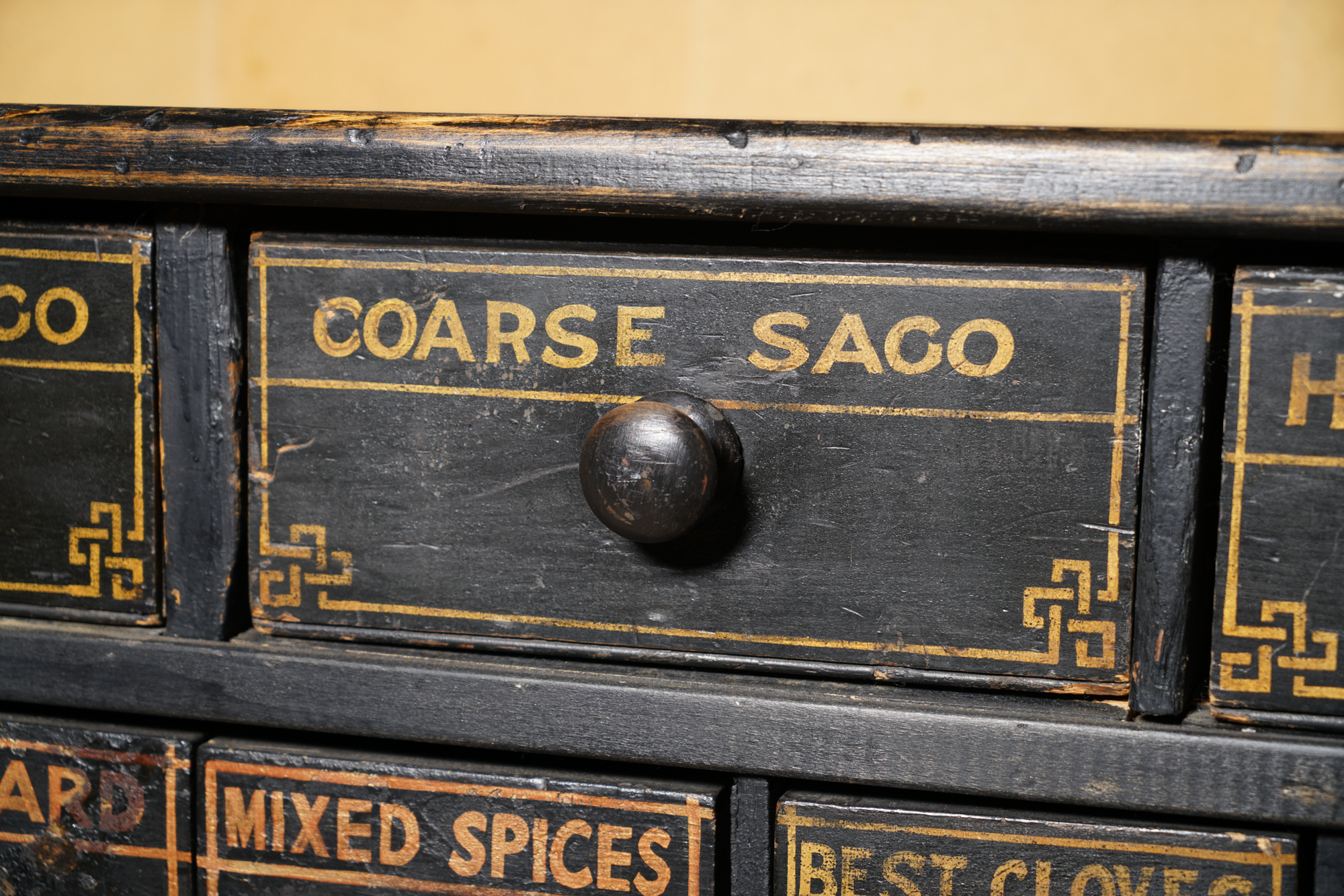 Antique General Store Spice Chest