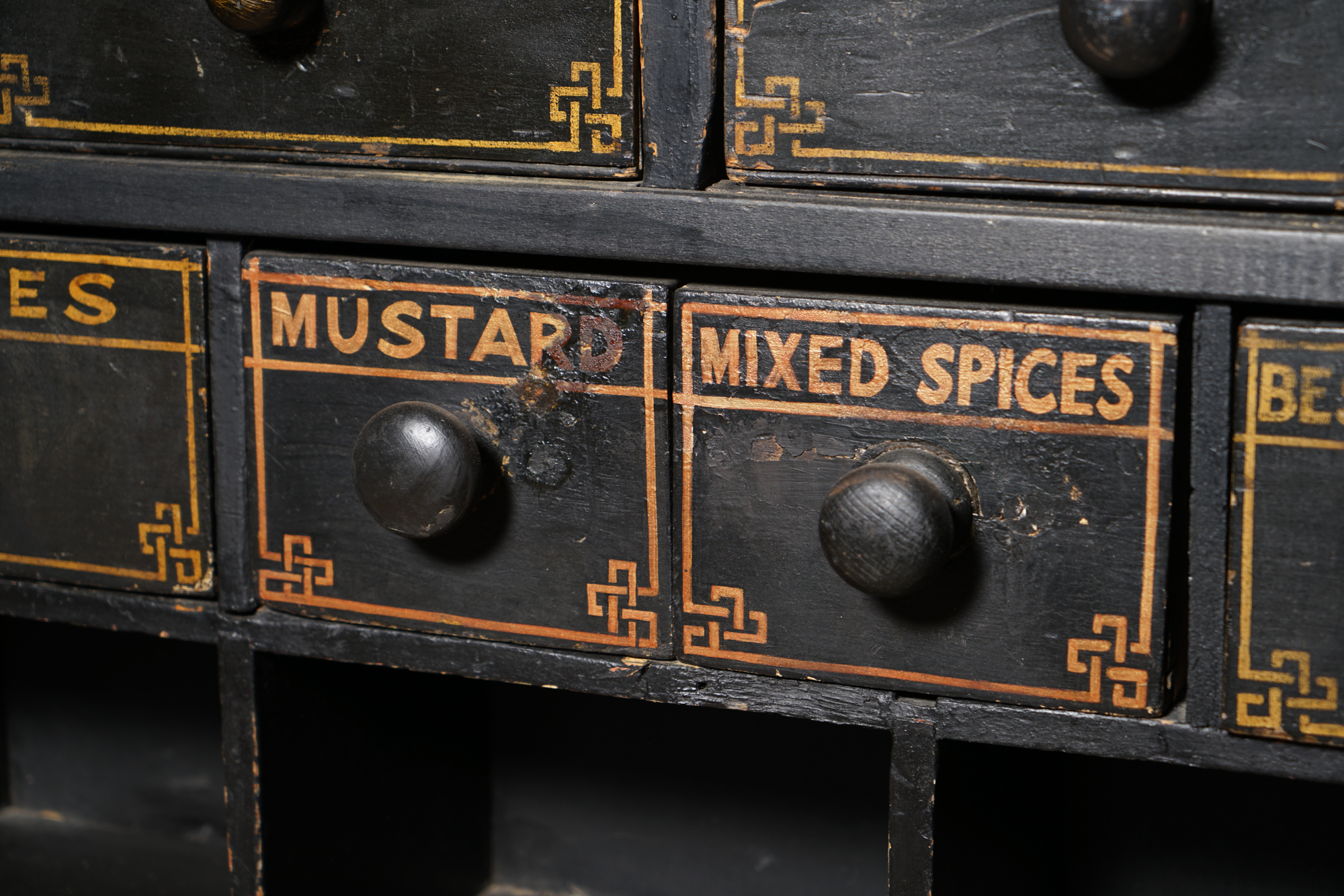 Antique General Store Spice Chest
