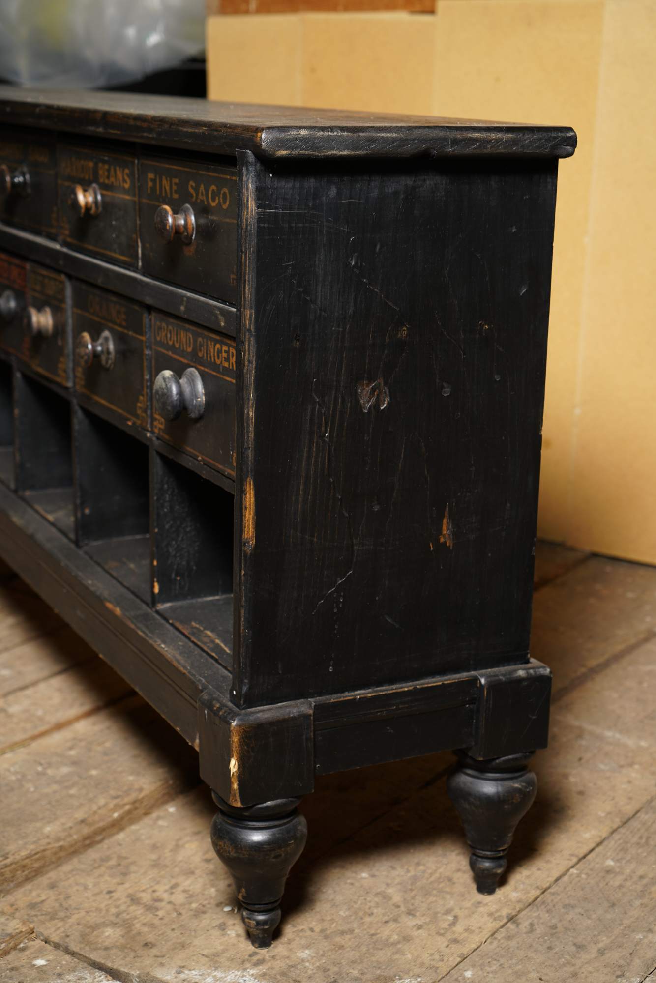 Antique General Store Spice Chest
