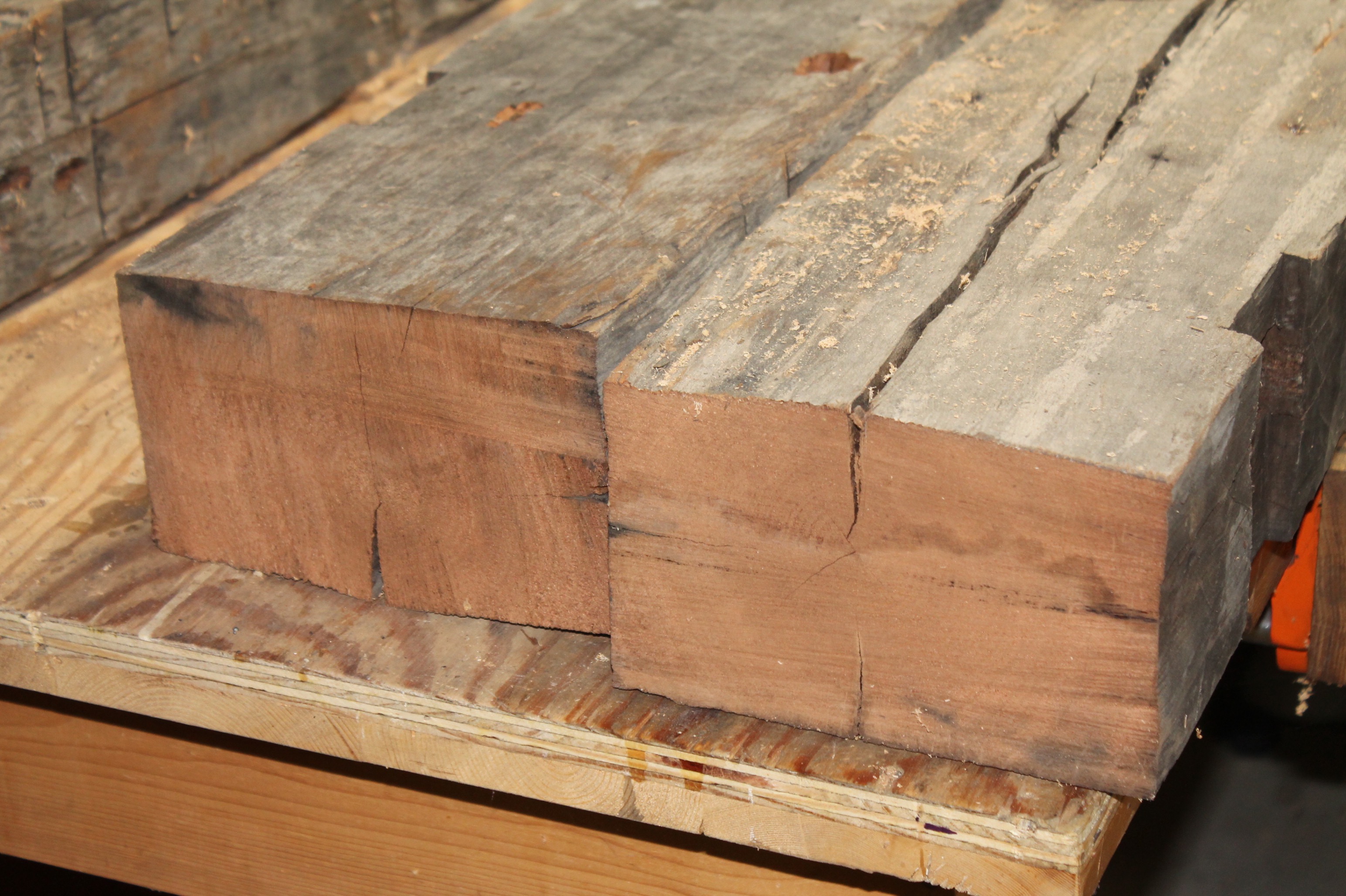 Reclaimed Heartwood Cherry Barn Beams