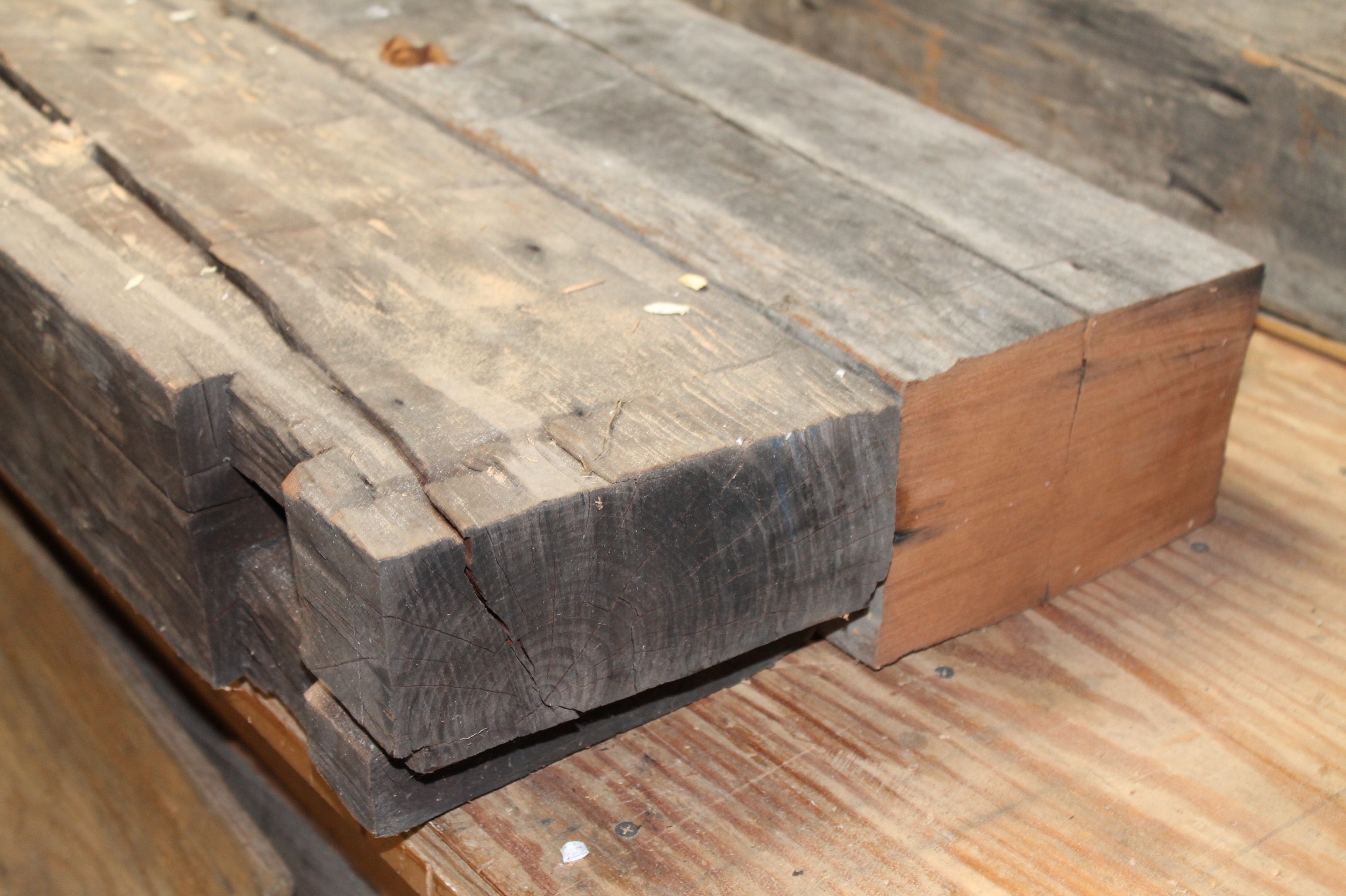 Reclaimed Heartwood Cherry Barn Beams