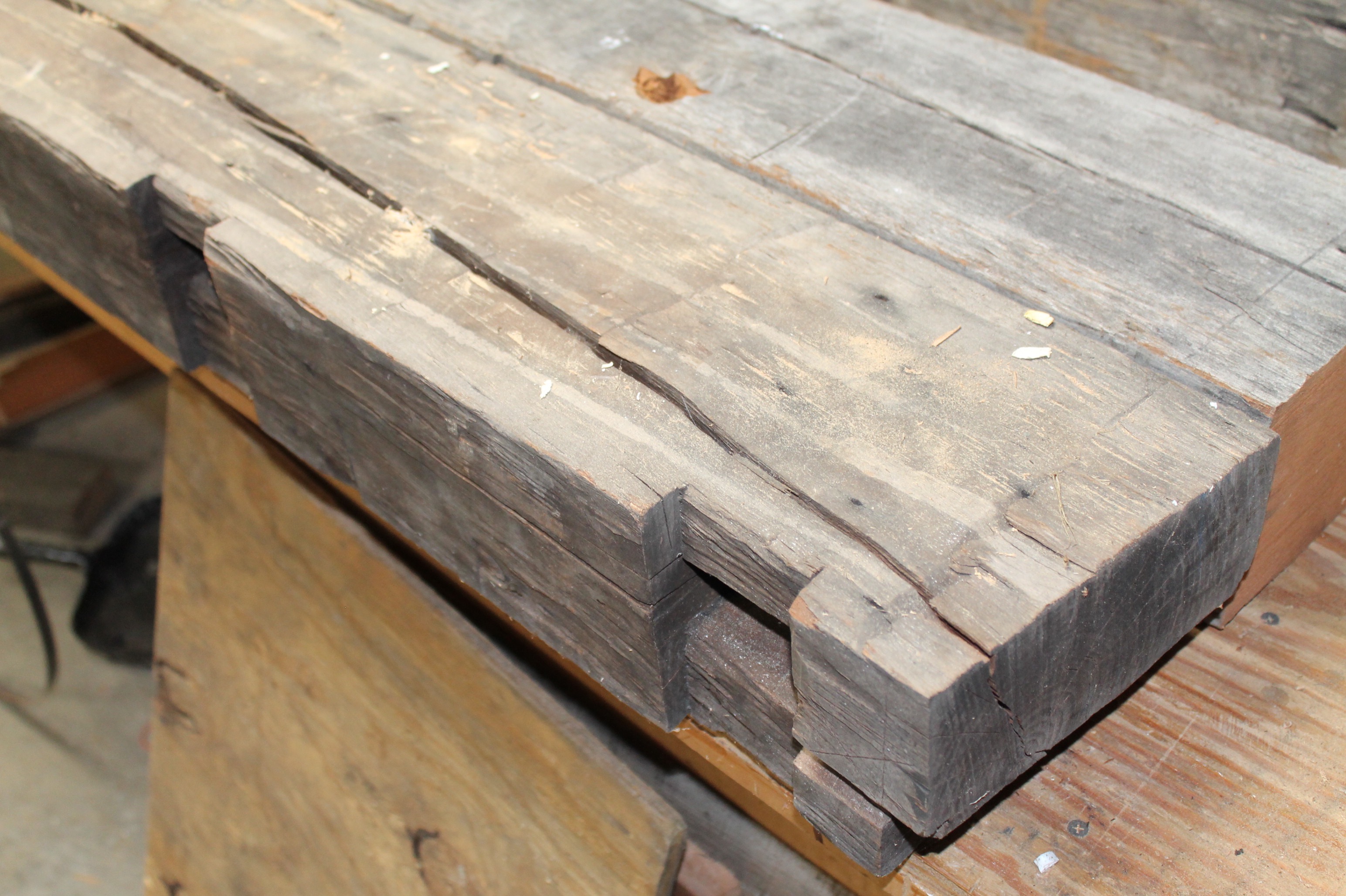Reclaimed Heartwood Cherry Barn Beams