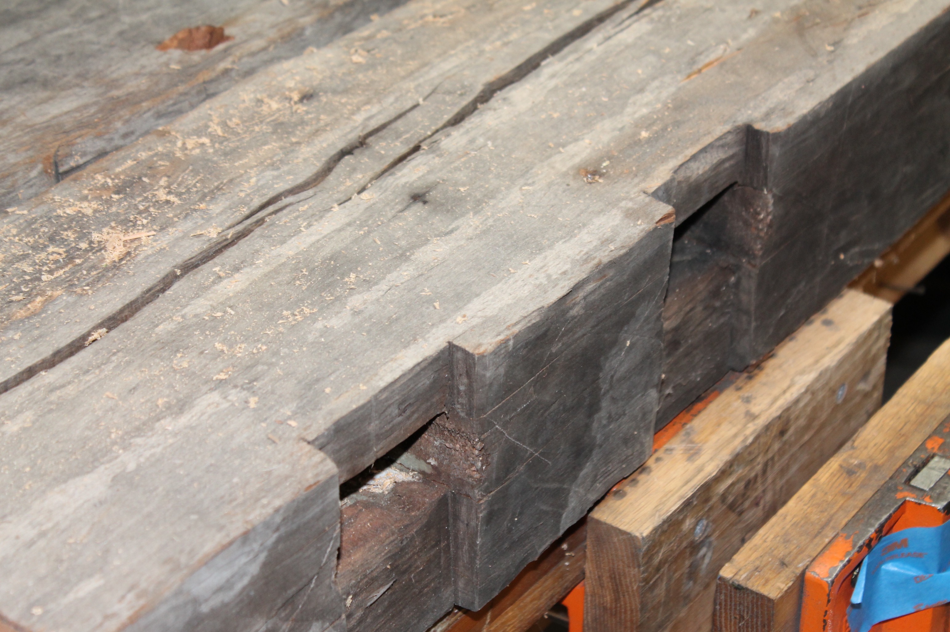 Reclaimed Heartwood Cherry Barn Beams