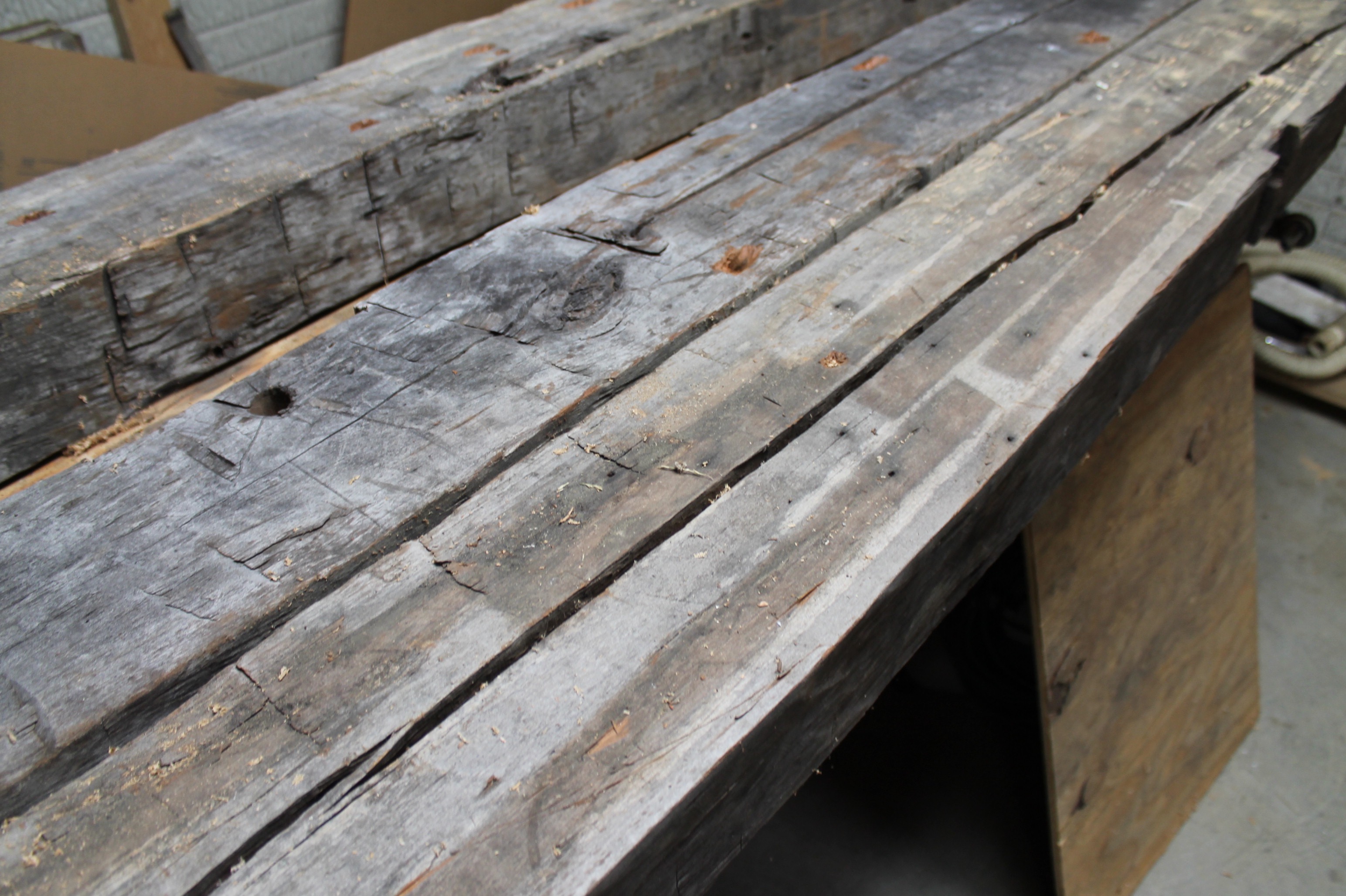 Reclaimed Heartwood Cherry Barn Beams