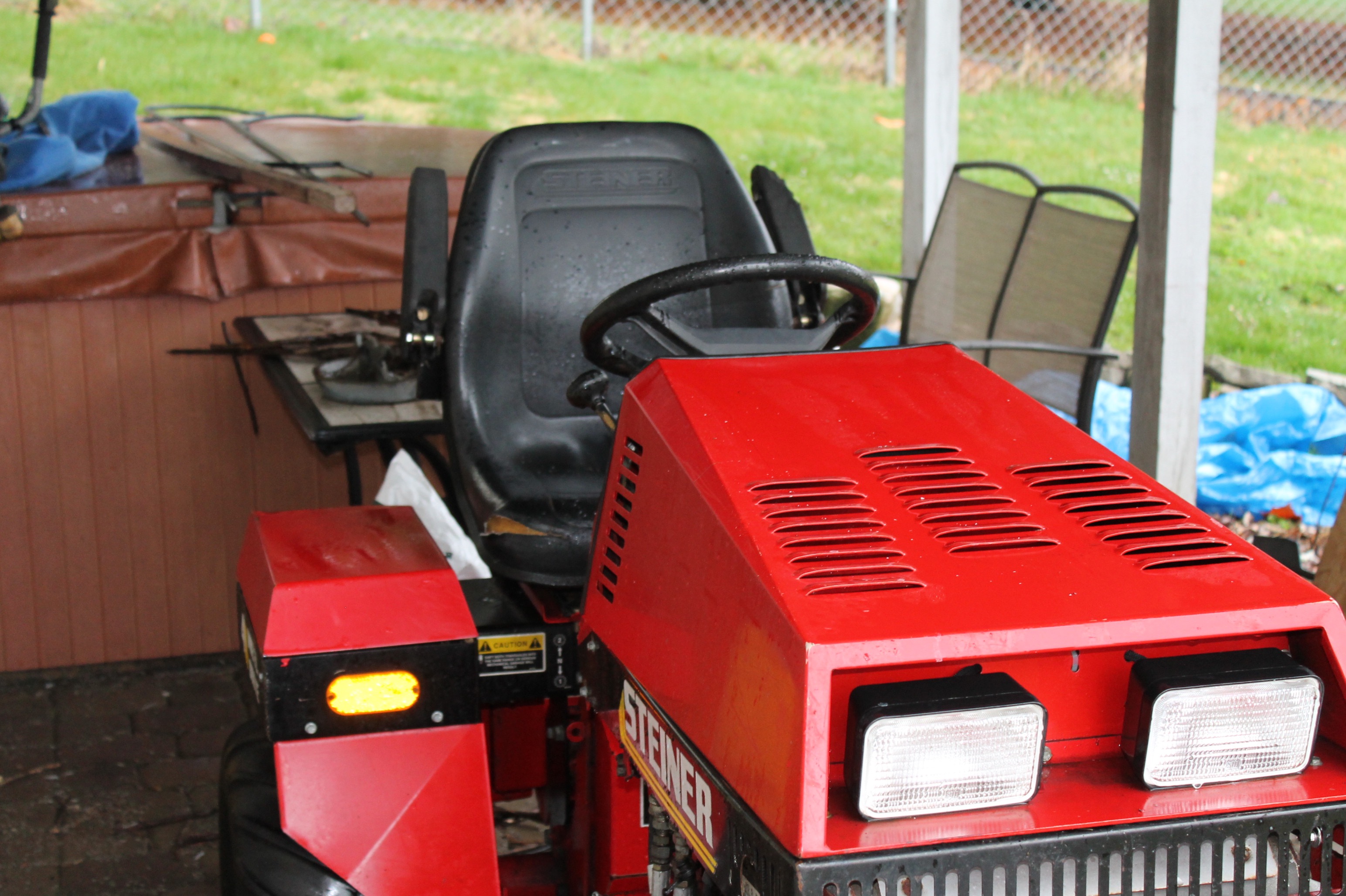 Steiner 430 Max Lawn Tractor with 60" Cutting Deck and Dozer Blade