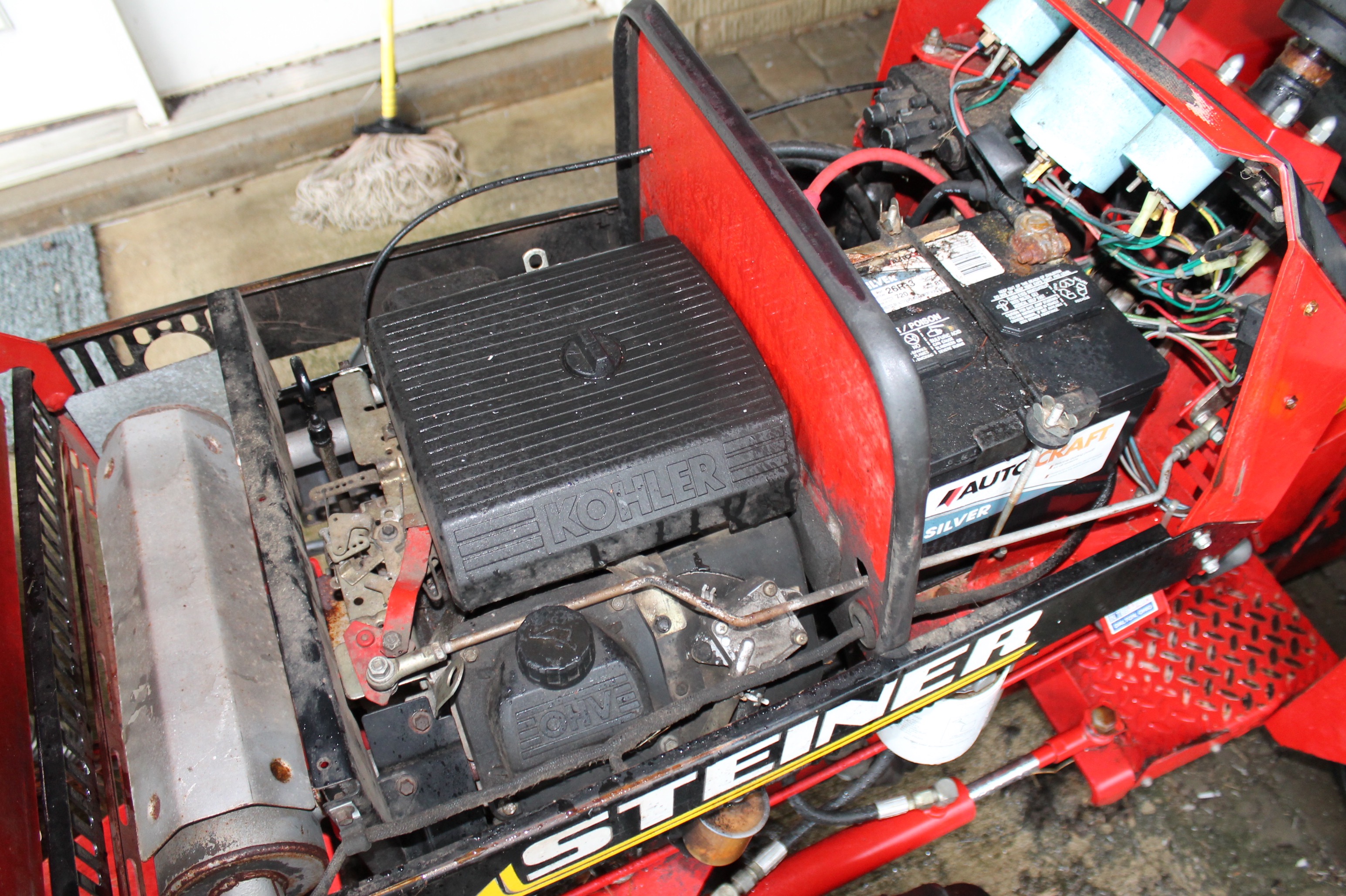 Steiner 430 Max Lawn Tractor with 60" Cutting Deck and Dozer Blade