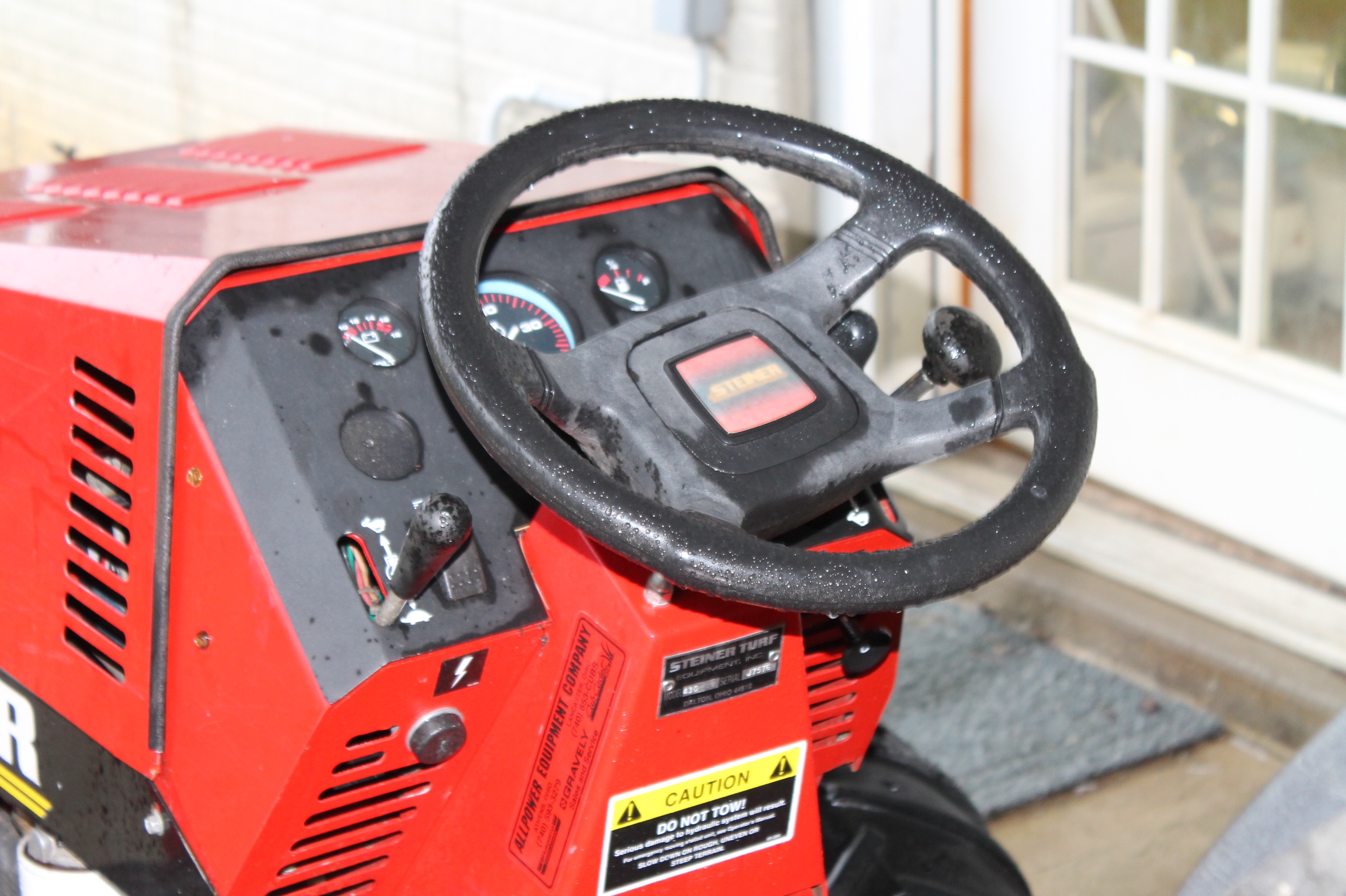 Steiner 430 Max Lawn Tractor with 60" Cutting Deck and Dozer Blade