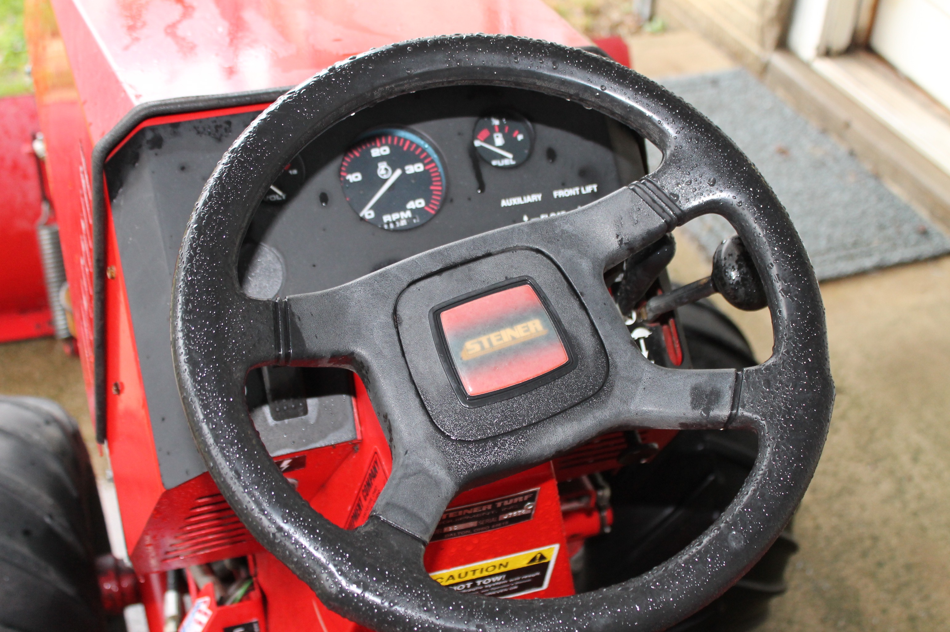 Steiner 430 Max Lawn Tractor with 60" Cutting Deck and Dozer Blade