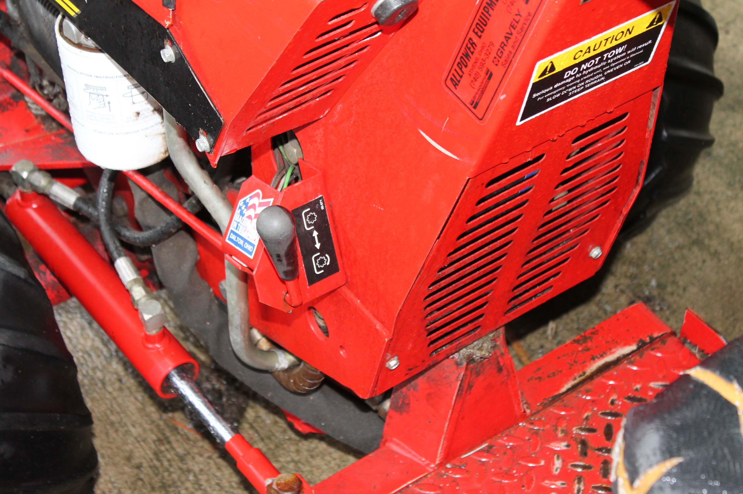 Steiner 430 Max Lawn Tractor with 60" Cutting Deck and Dozer Blade