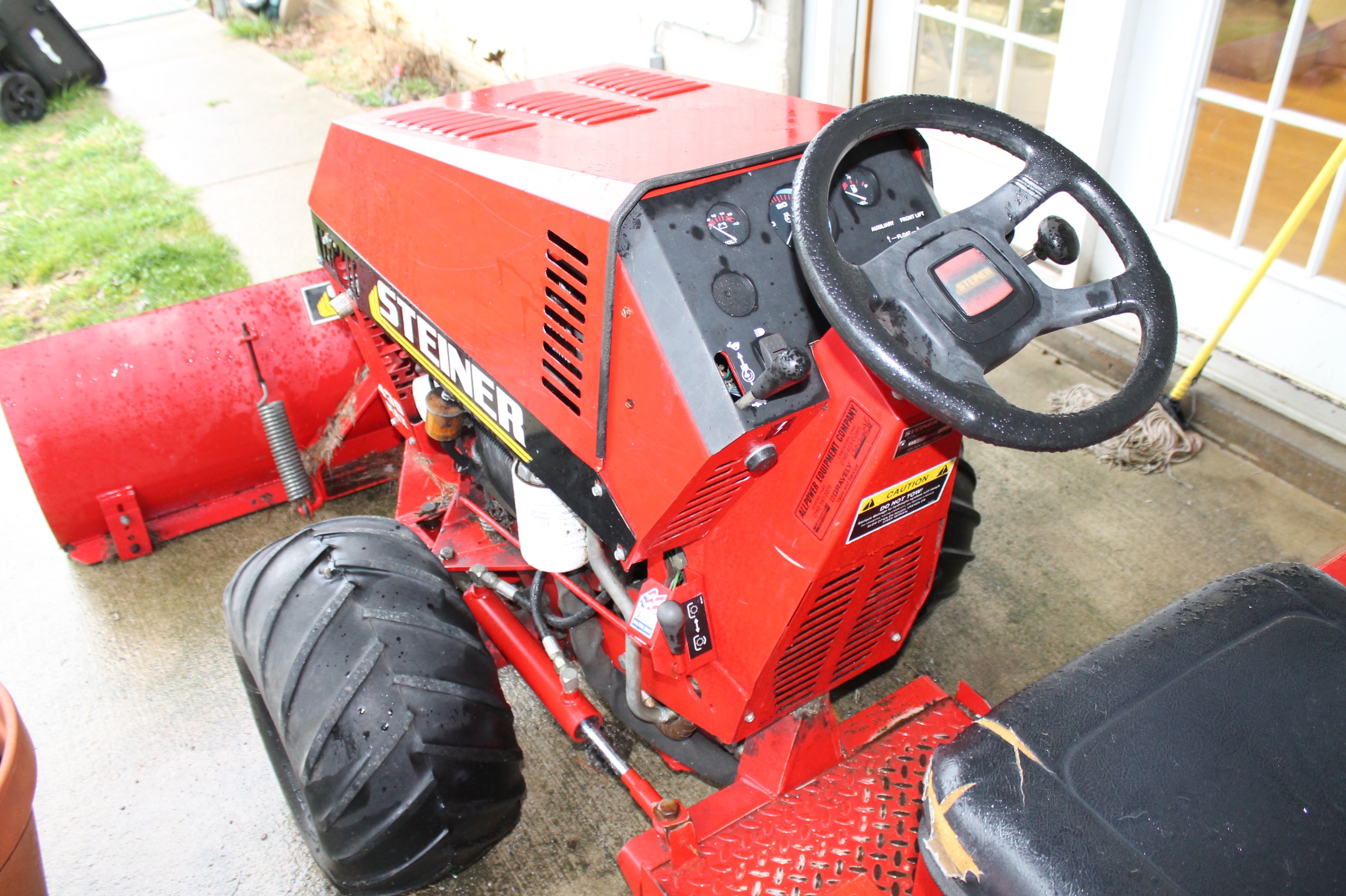 Steiner 430 Max Lawn Tractor with 60" Cutting Deck and Dozer Blade