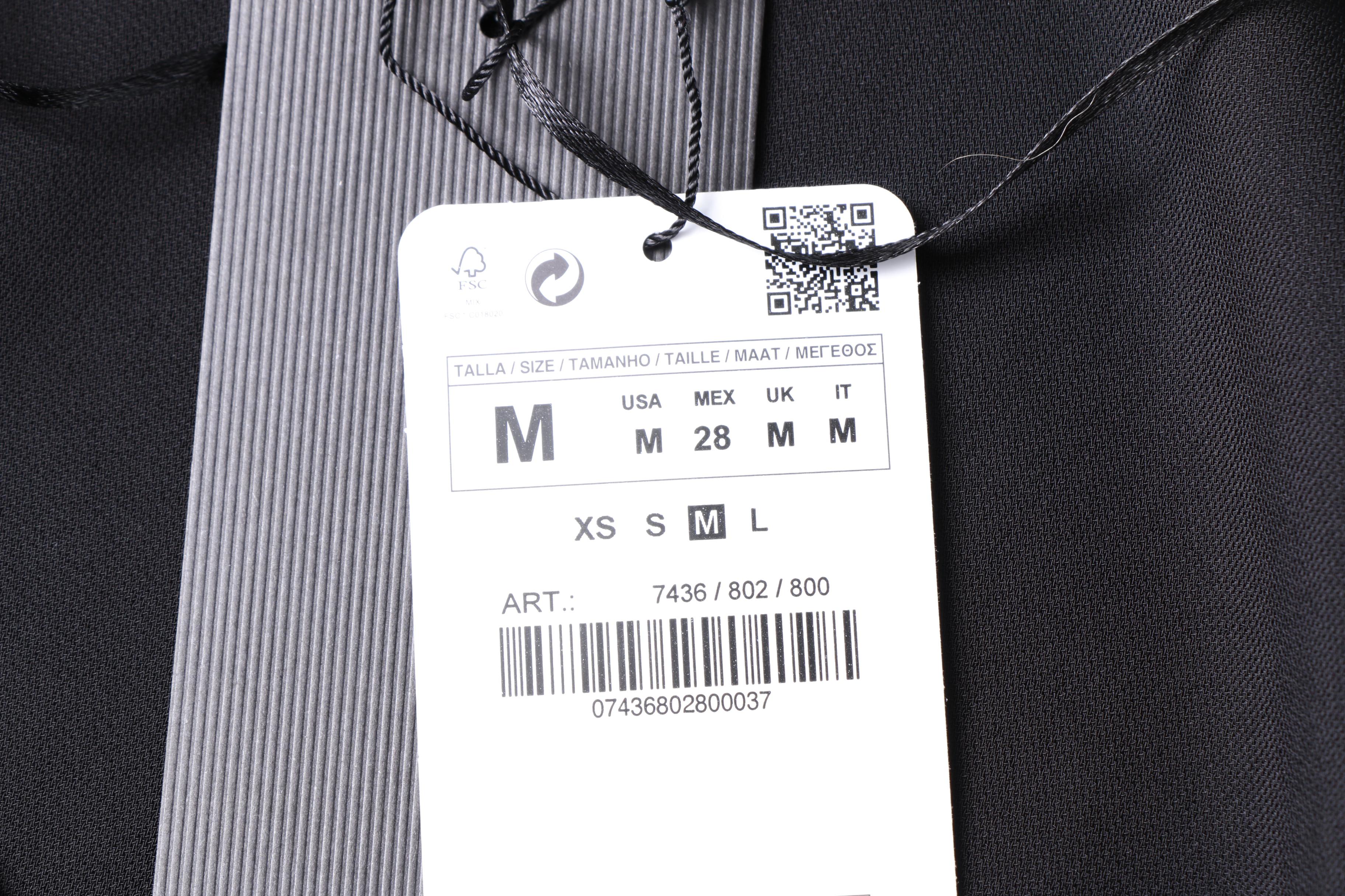 Zara Woman Black Chain Fringe Top