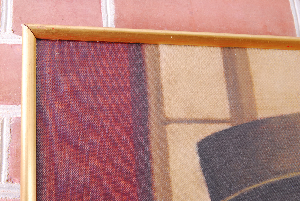 Pritchard Oil Painting of Western Saloon Scene