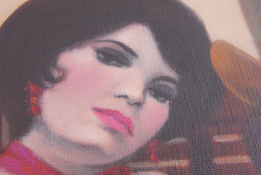 Pritchard Oil Painting of Western Saloon Scene