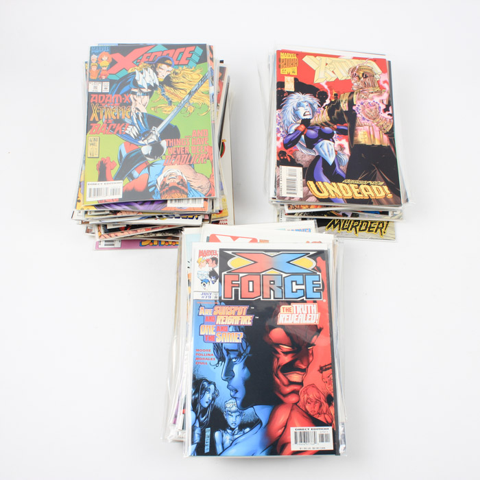 Modern Age "X-Force" Comics Featuring Deadpool Appearances