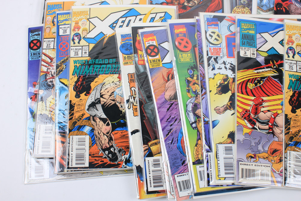 Modern Age "X-Force" Comics Featuring Deadpool Appearances