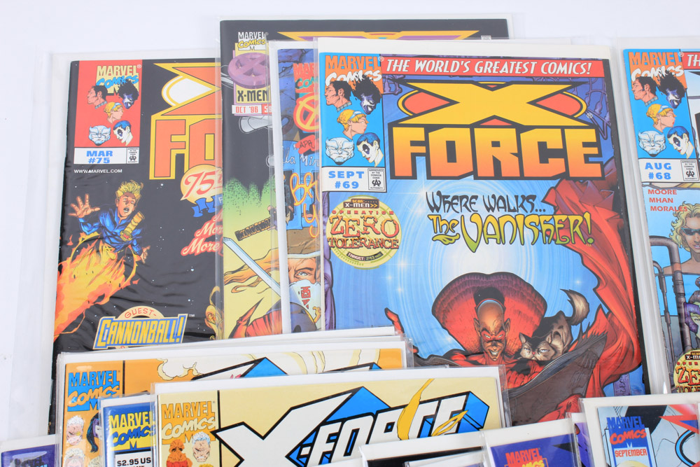 Modern Age "X-Force" Comics Featuring Deadpool Appearances