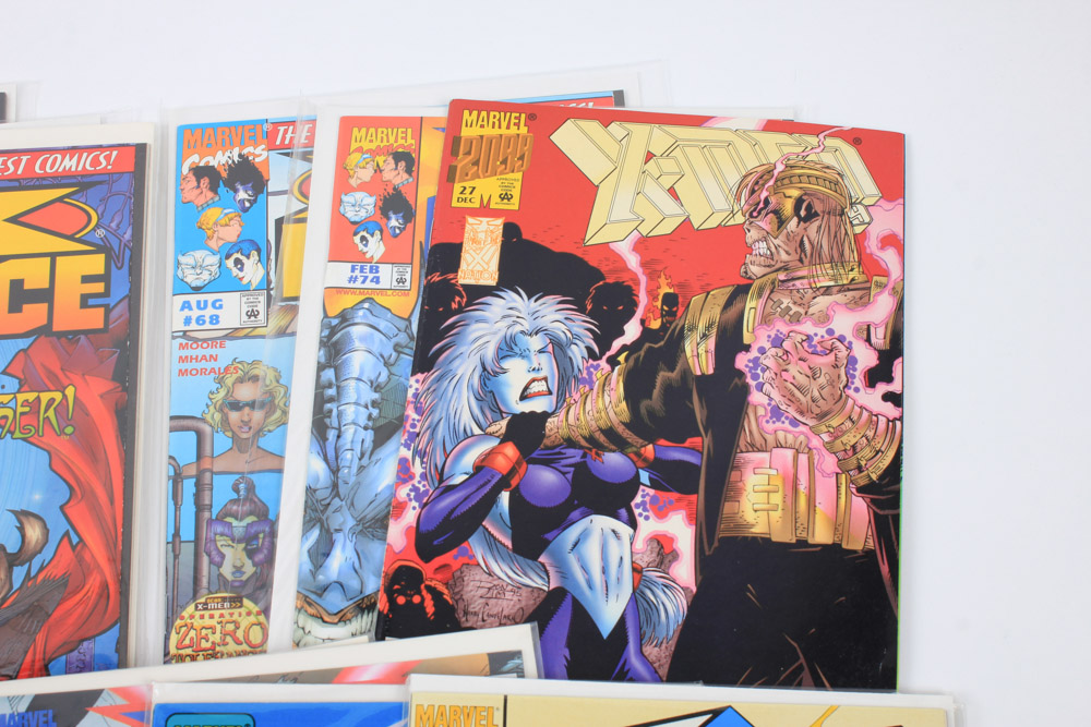 Modern Age "X-Force" Comics Featuring Deadpool Appearances