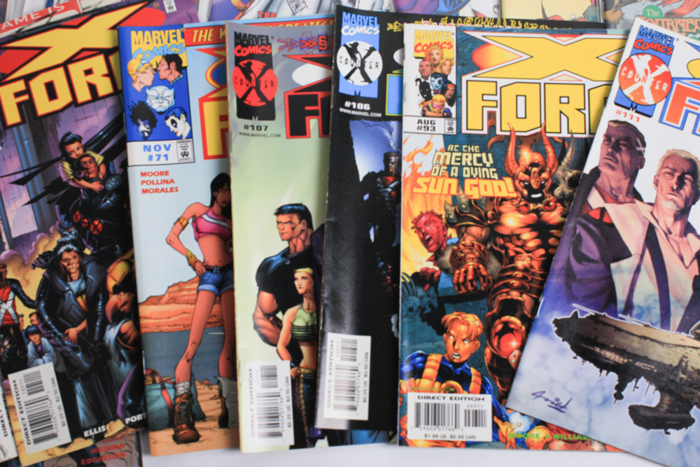 Modern Age "X-Force" Comics Featuring Deadpool Appearances