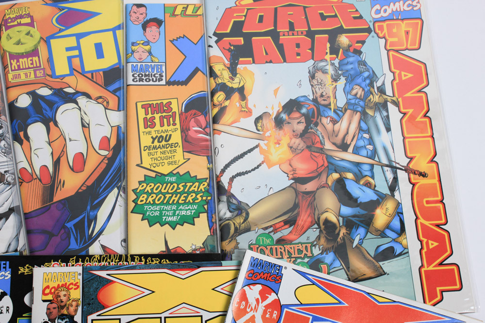 Modern Age "X-Force" Comics Featuring Deadpool Appearances