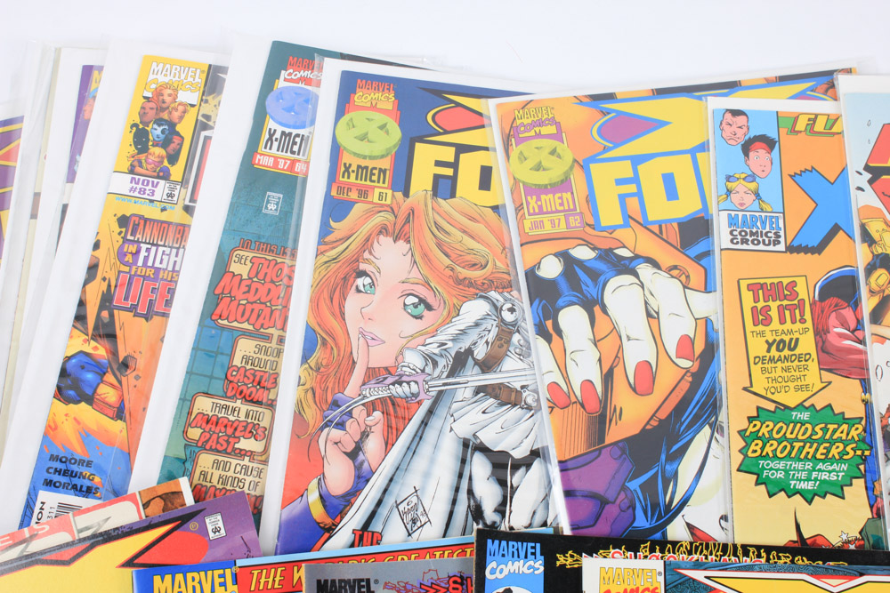 Modern Age "X-Force" Comics Featuring Deadpool Appearances