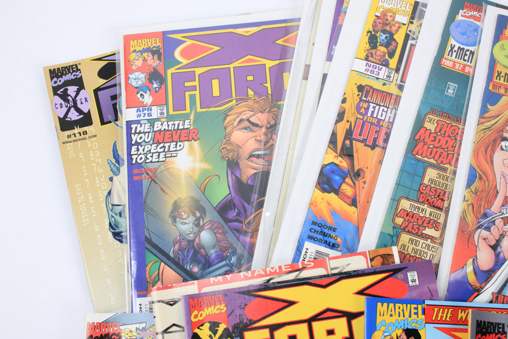 Modern Age "X-Force" Comics Featuring Deadpool Appearances