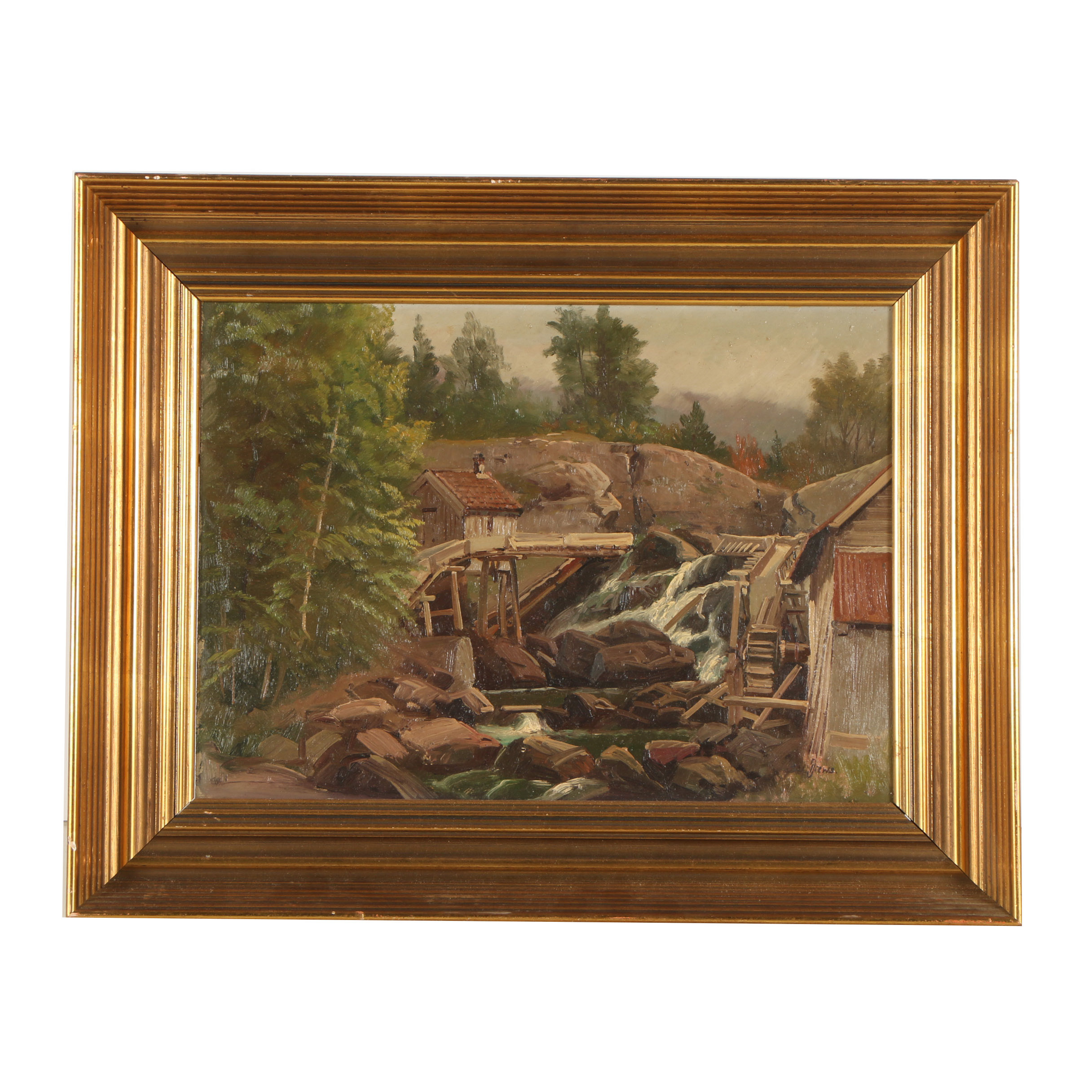 Svend Drews Oil Painting