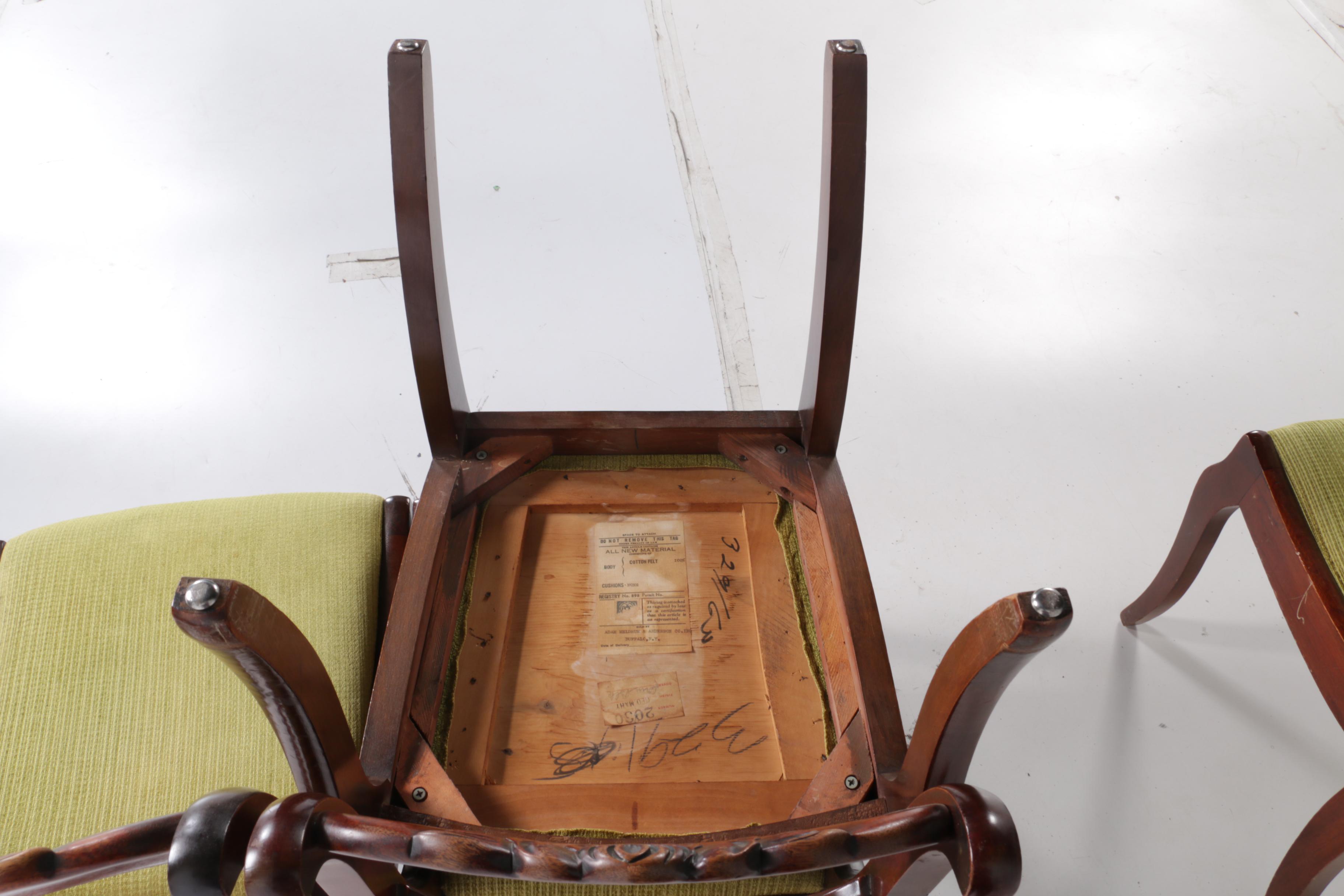 Vintage Ladder Back Dining Chairs