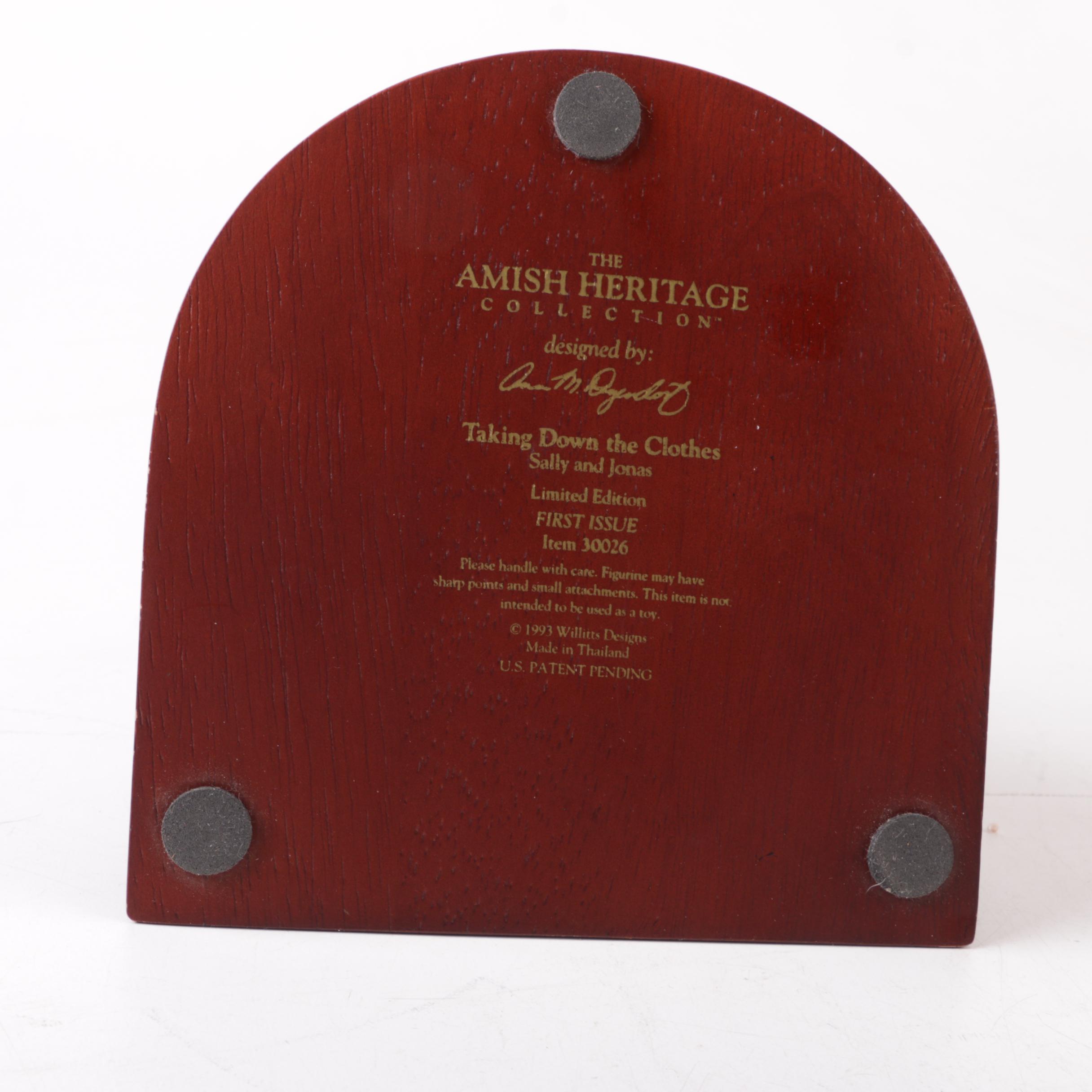 "The Amish Heritage Collection" Figurines