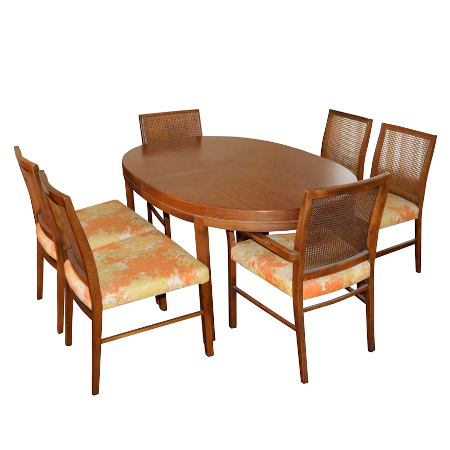 Mid Century Modern Walnut Dining Set