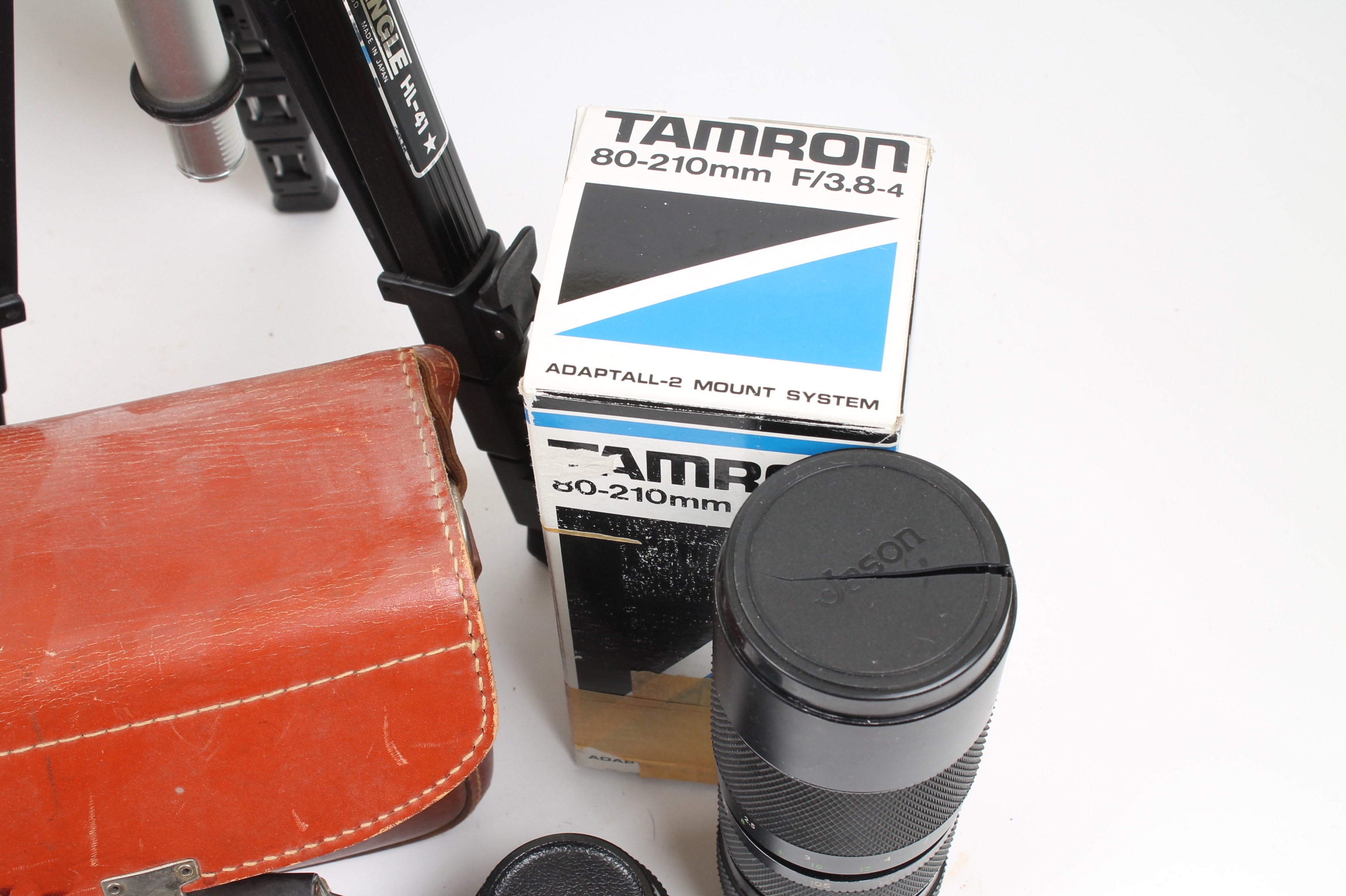 Polaroid and Yashica Cameras and Tasco Telescope