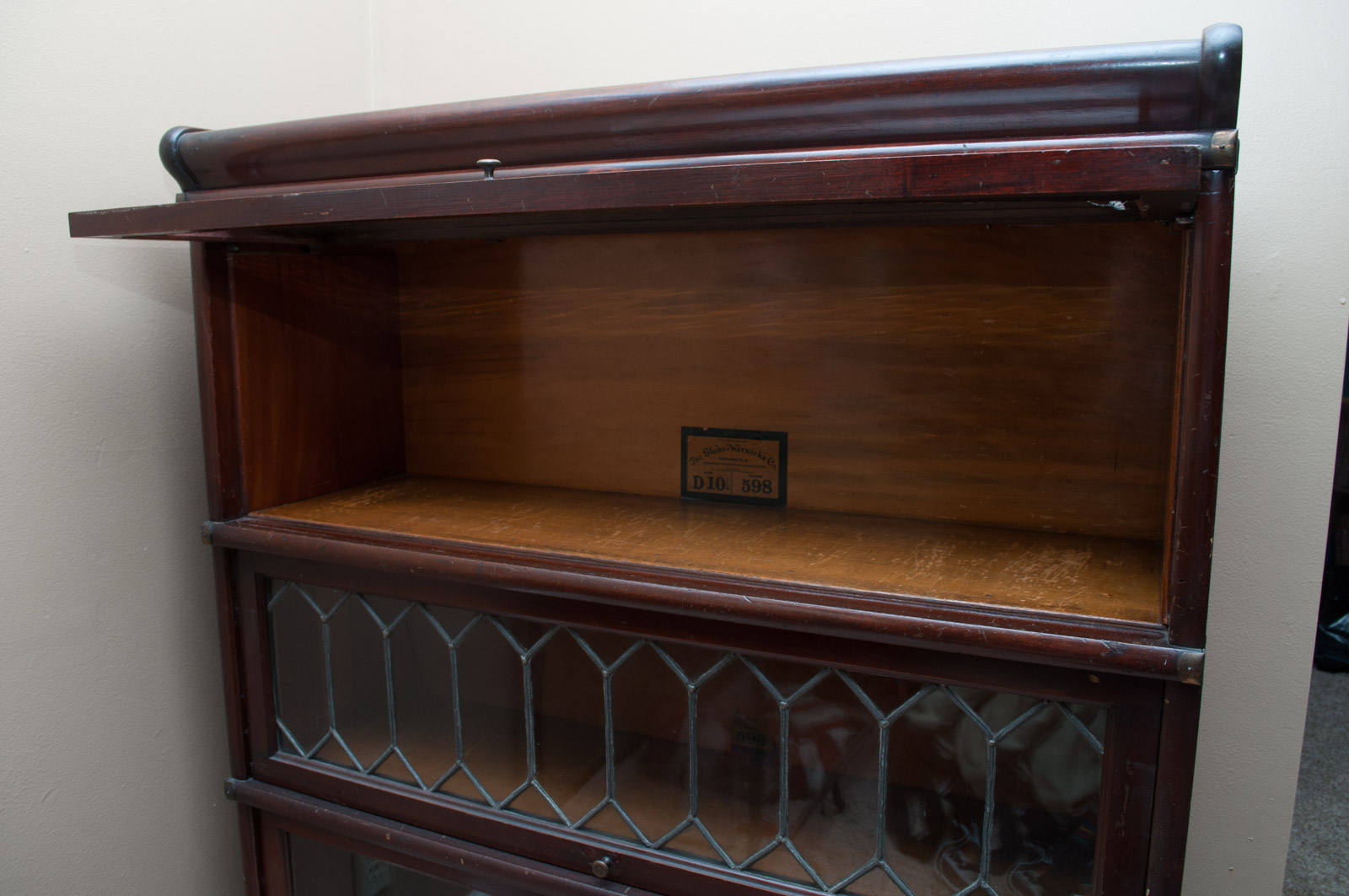 Antique Globe-Wernicke Barrister's Bookcase with Drawer Base
