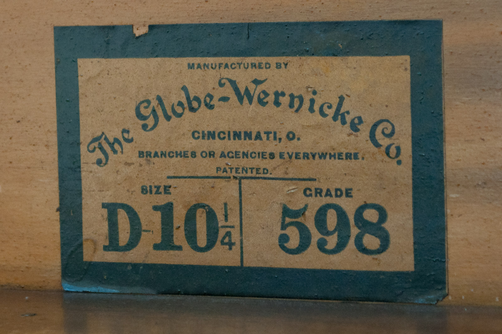 Antique Globe-Wernicke Barrister's Bookcase with Drawer Base