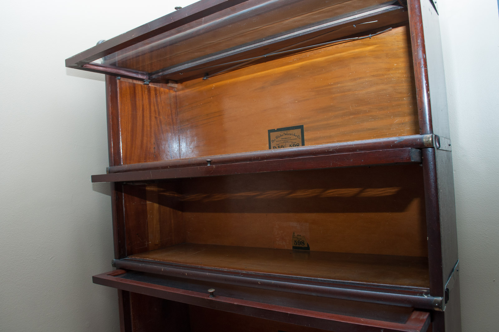 Antique Globe-Wernicke Barrister's Bookcase with Drawer Base