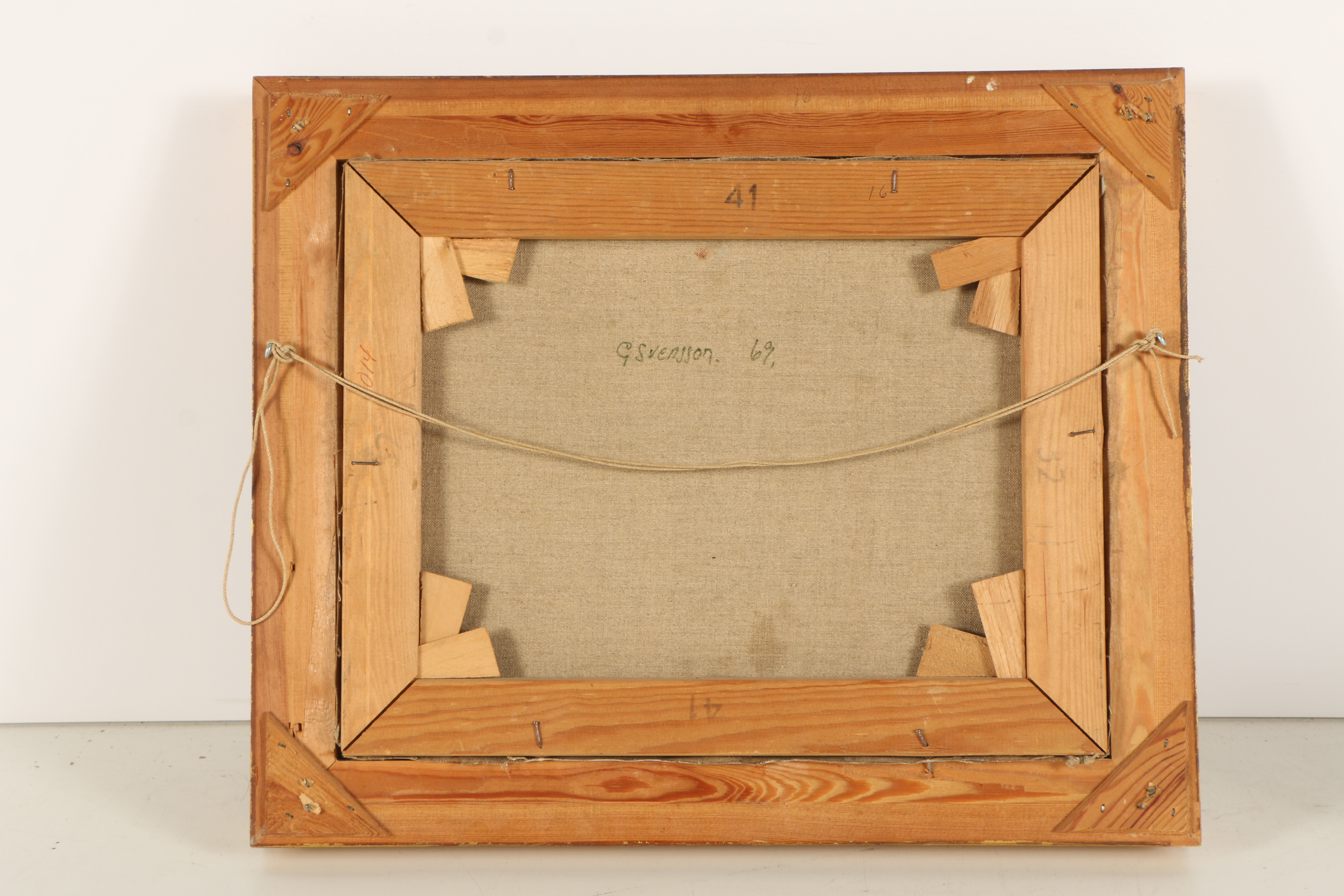 Gunnar Svensson Oil Painting