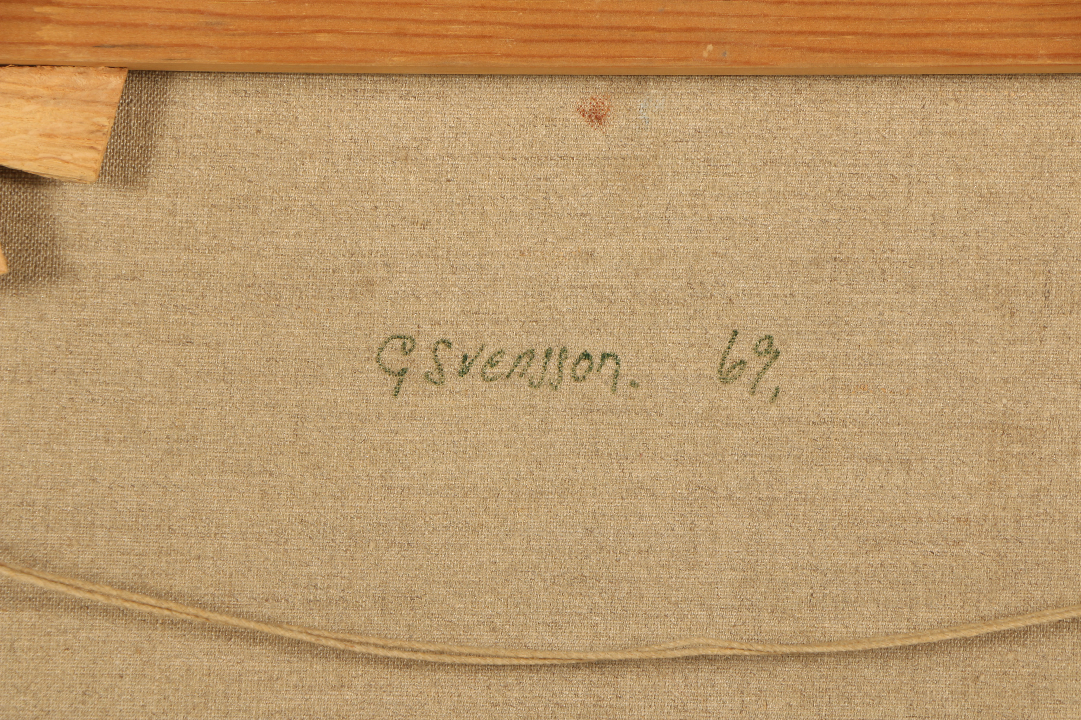 Gunnar Svensson Oil Painting