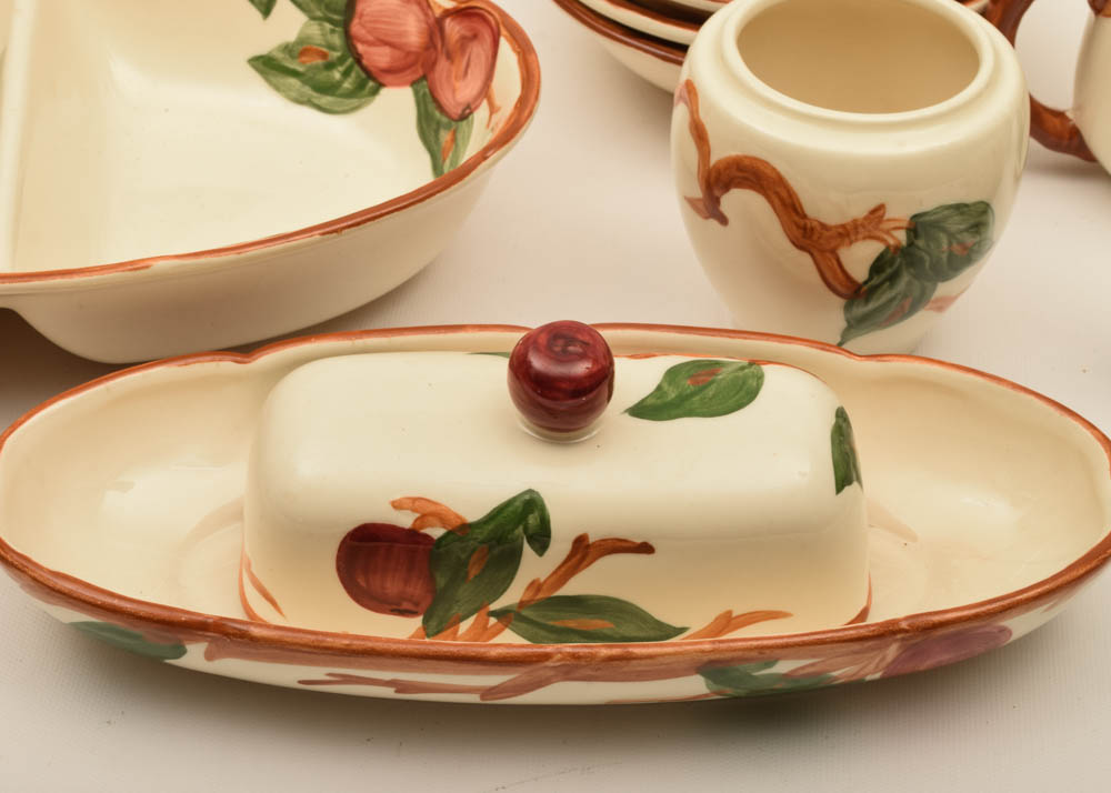 Vintage Francisan "Apple Blossom" Serveware