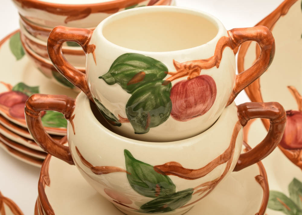 Vintage Francisan "Apple Blossom" Serveware