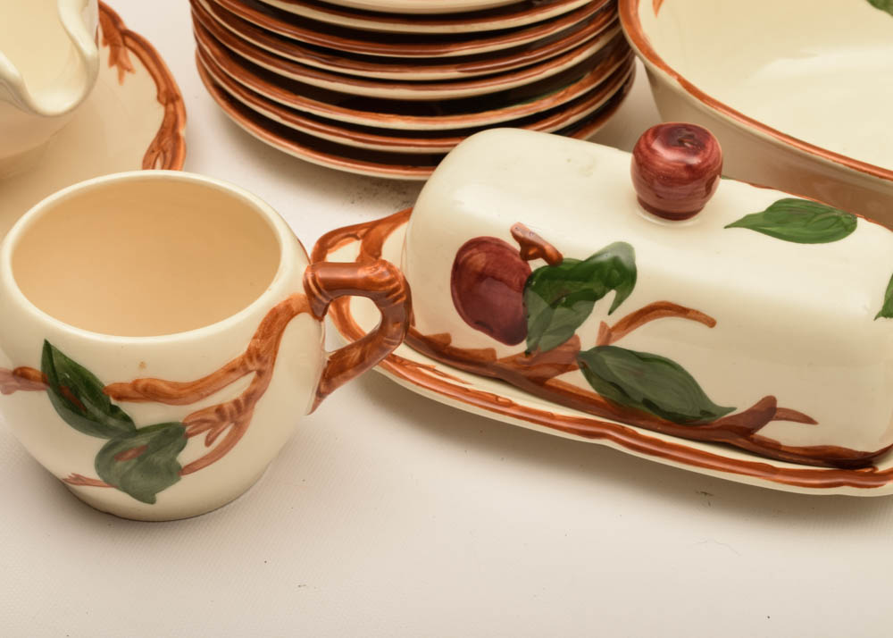 Vintage Francisan "Apple Blossom" Serveware
