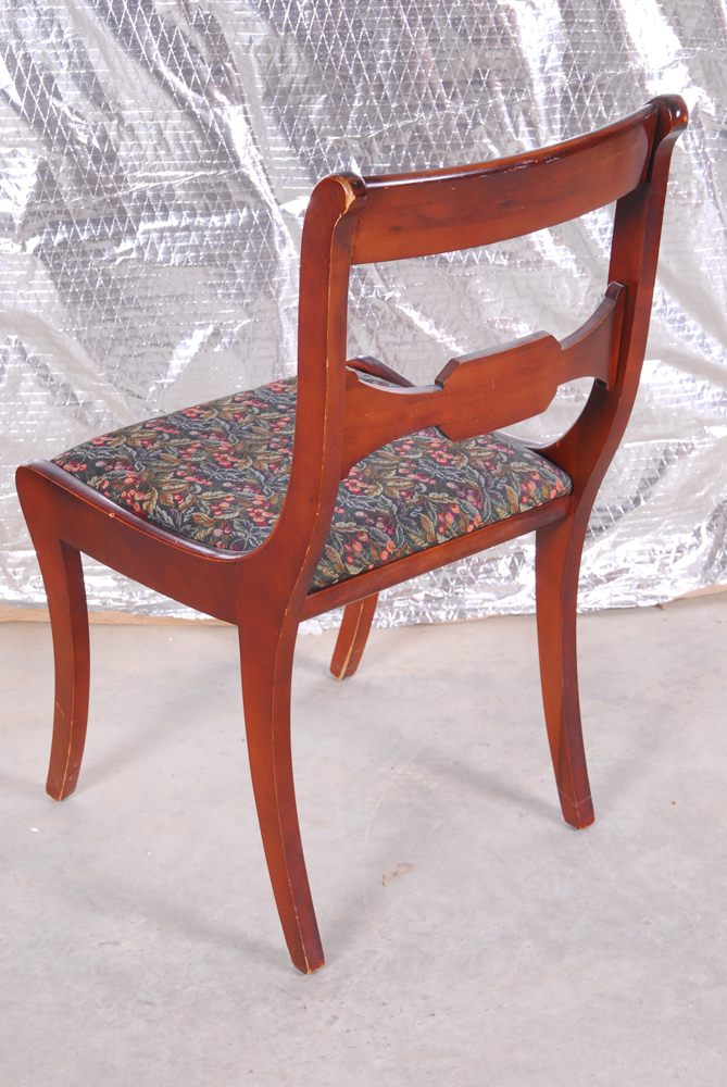 Set of Vintage Duncan Phyfe Style Dining Chairs by Drexel