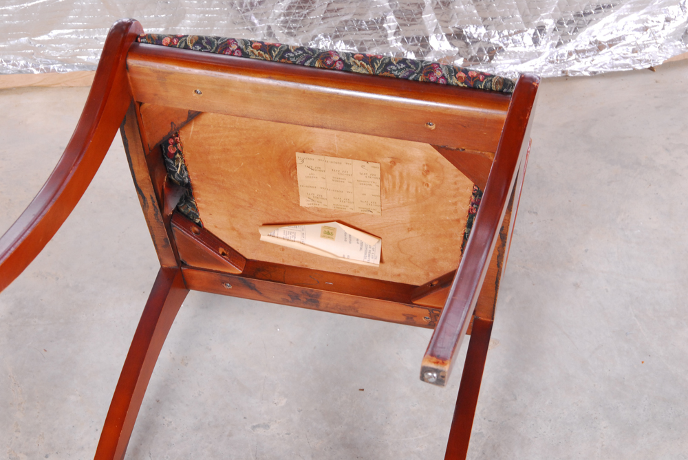 Set of Vintage Duncan Phyfe Style Dining Chairs by Drexel