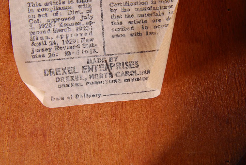 Set of Vintage Duncan Phyfe Style Dining Chairs by Drexel