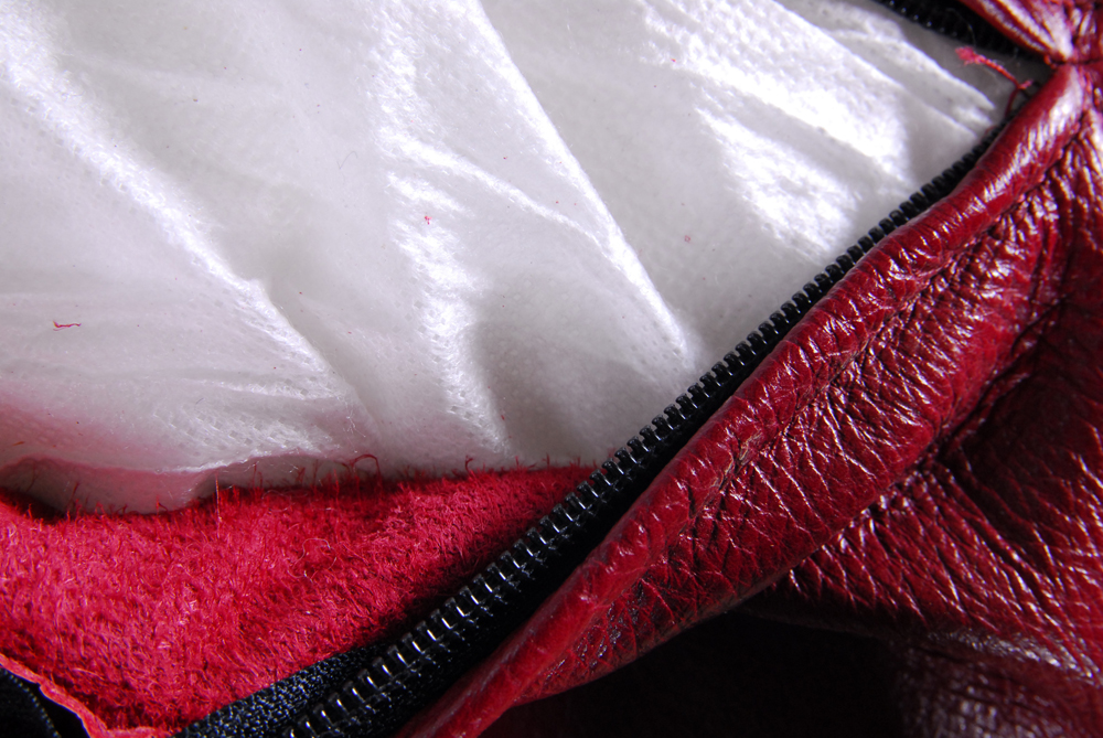 Italian Red Leather Daybed by Chateau d'Ax