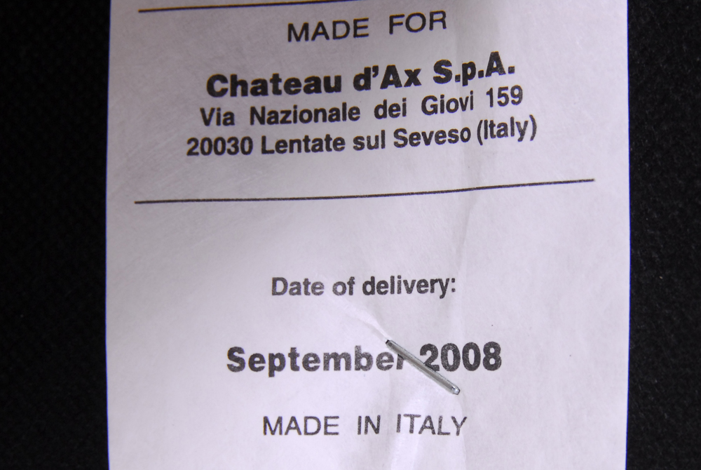 Italian Red Leather Daybed by Chateau d'Ax