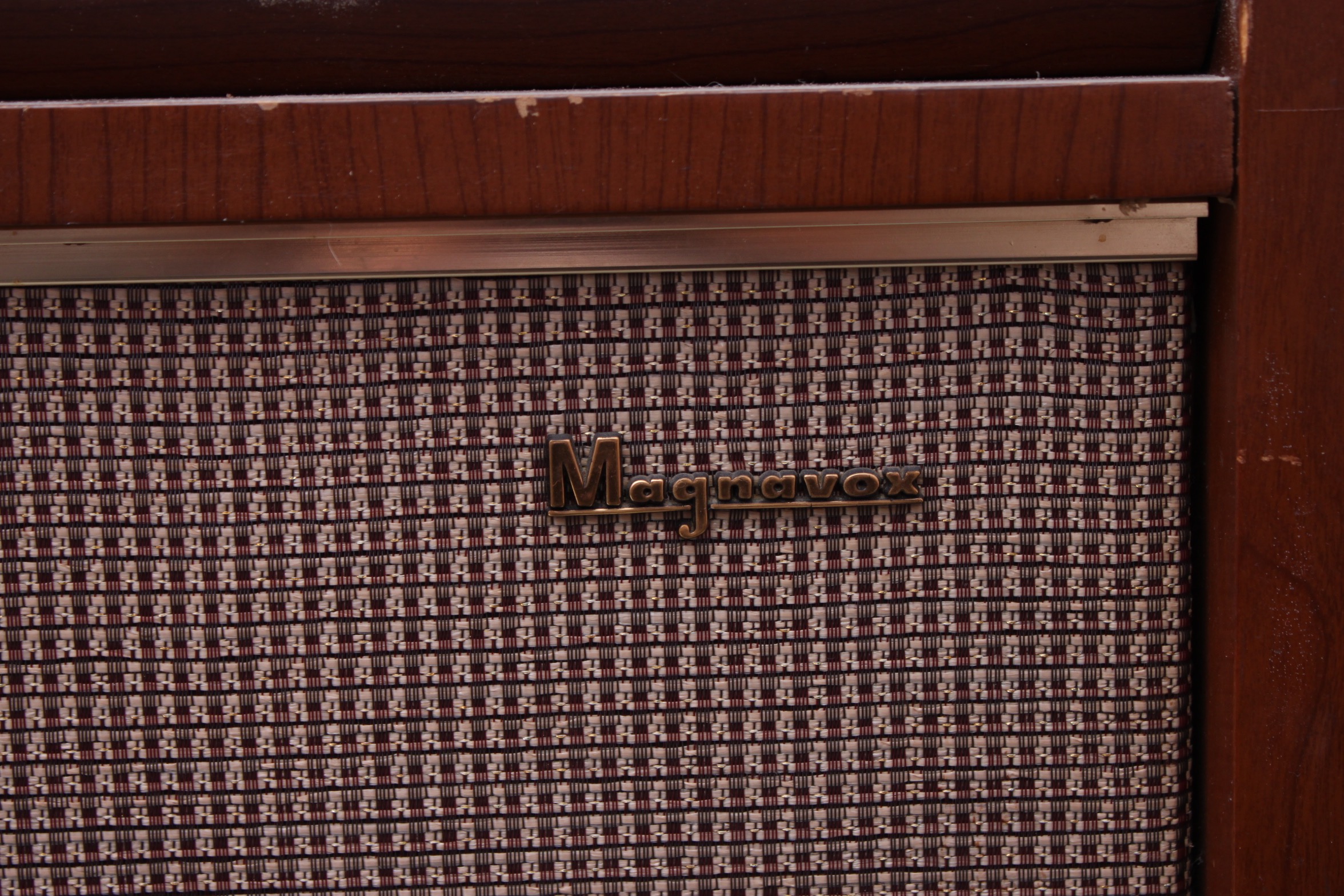 Magnigicant Magnavox Stereophonic High Fidelity Console and Record Collection